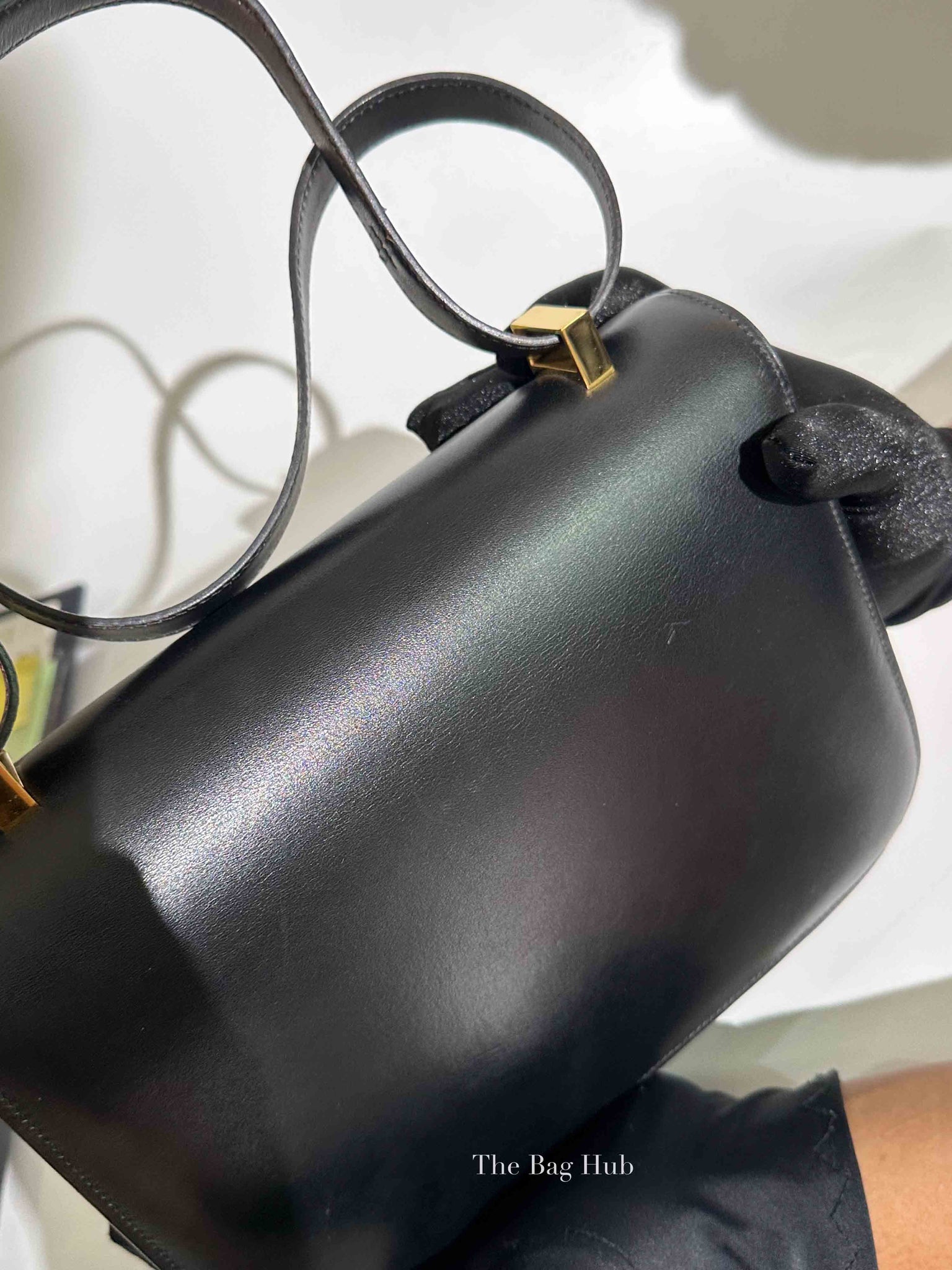 Hermes Black Box Calf Constance 24 Bag GHW