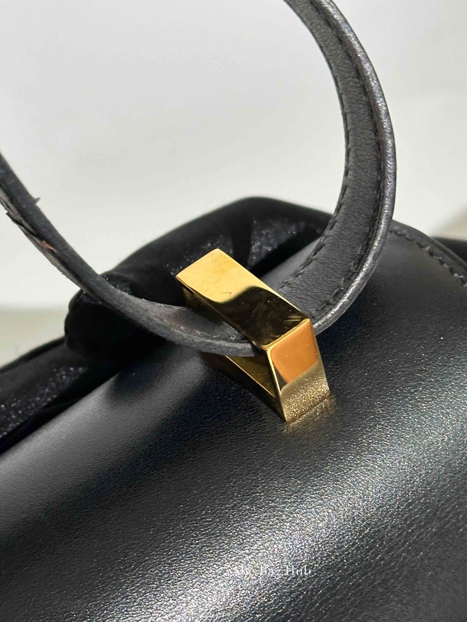 Hermes Black Box Calf Constance 24 Bag GHW