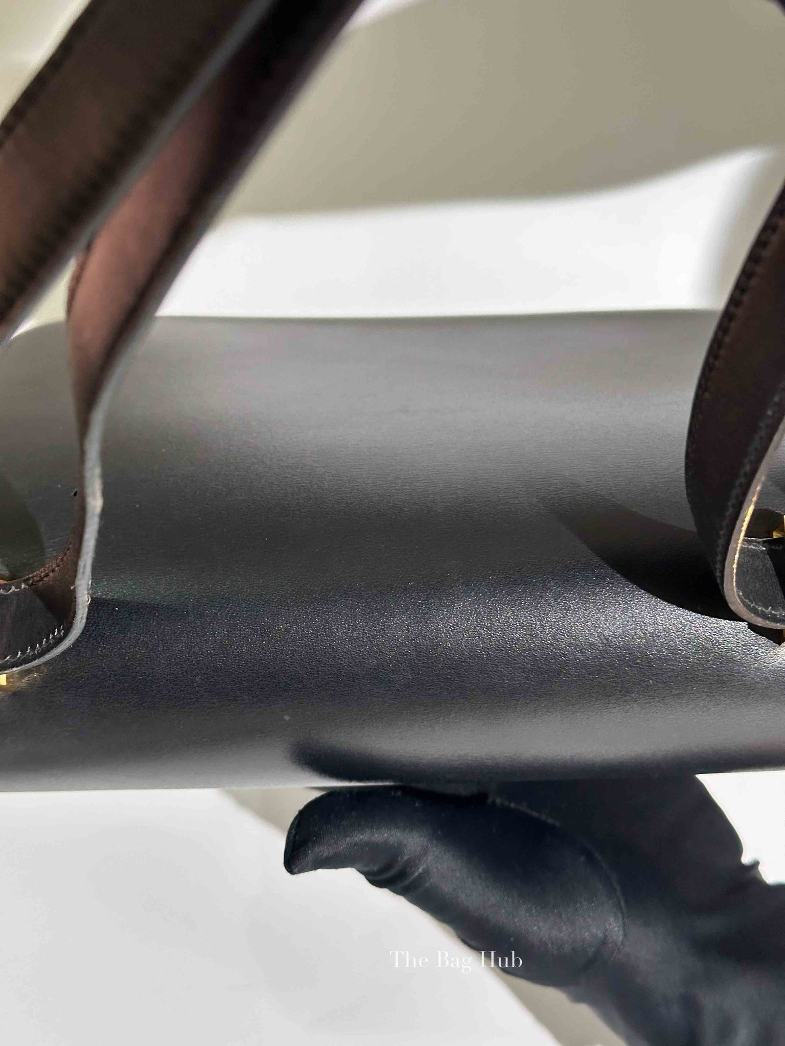 Hermes Black Box Calf Constance 24 Bag GHW