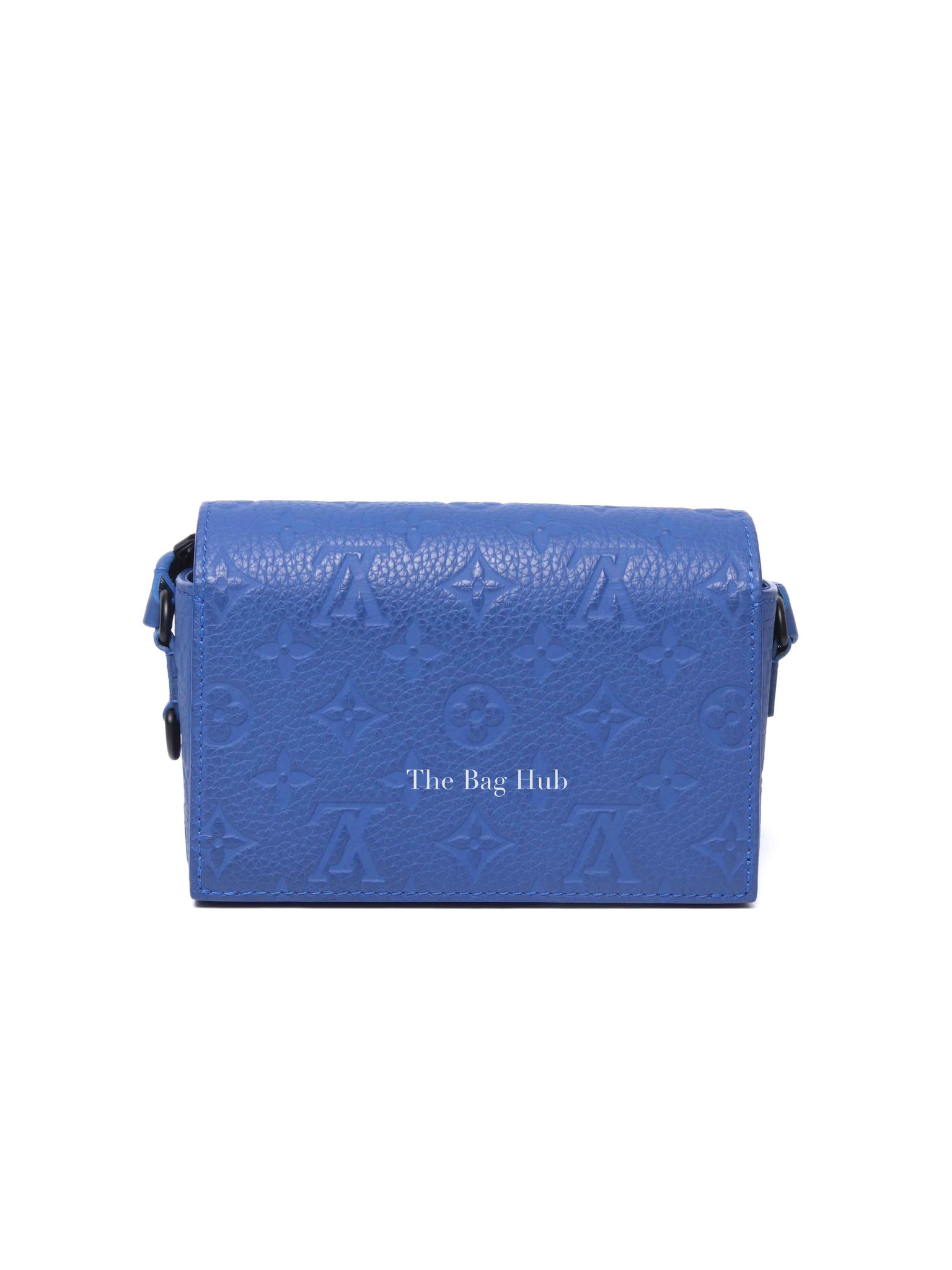 Louis Vuitton Sapphire Taurillon Monogram Steamer Wearable Wallet