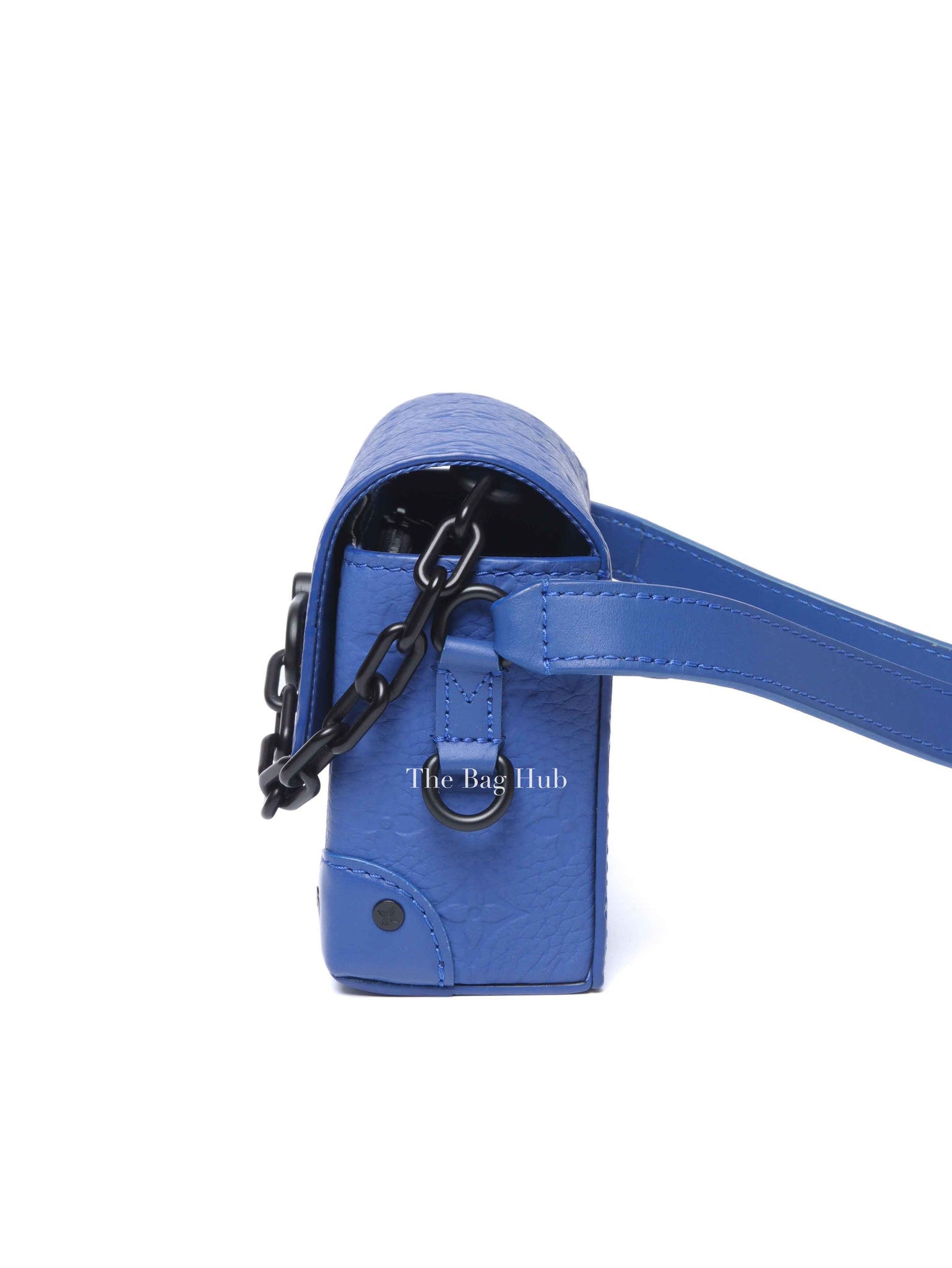 Louis Vuitton Sapphire Taurillon Monogram Steamer Wearable Wallet