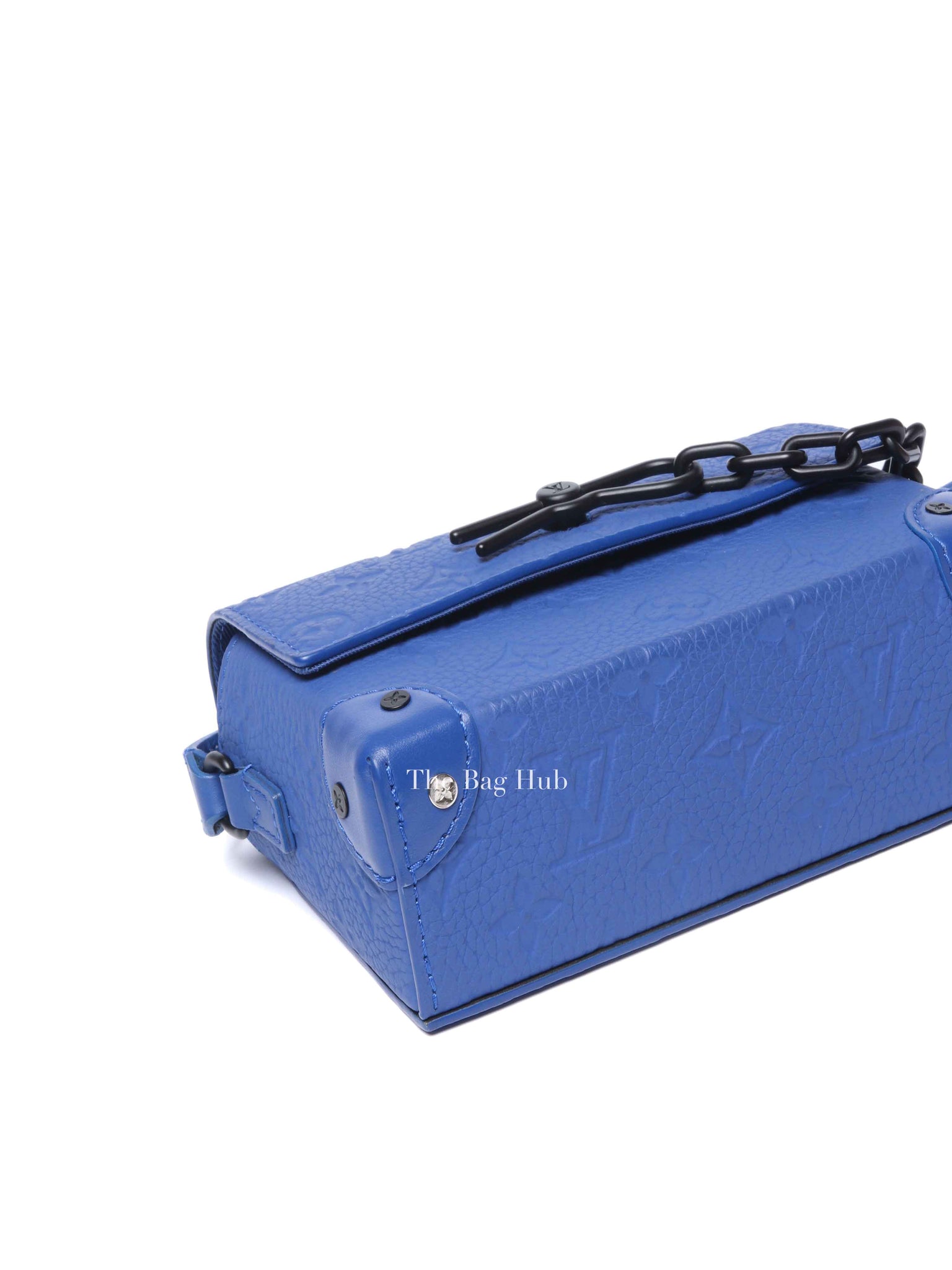 Louis Vuitton Sapphire Taurillon Monogram Steamer Wearable Wallet