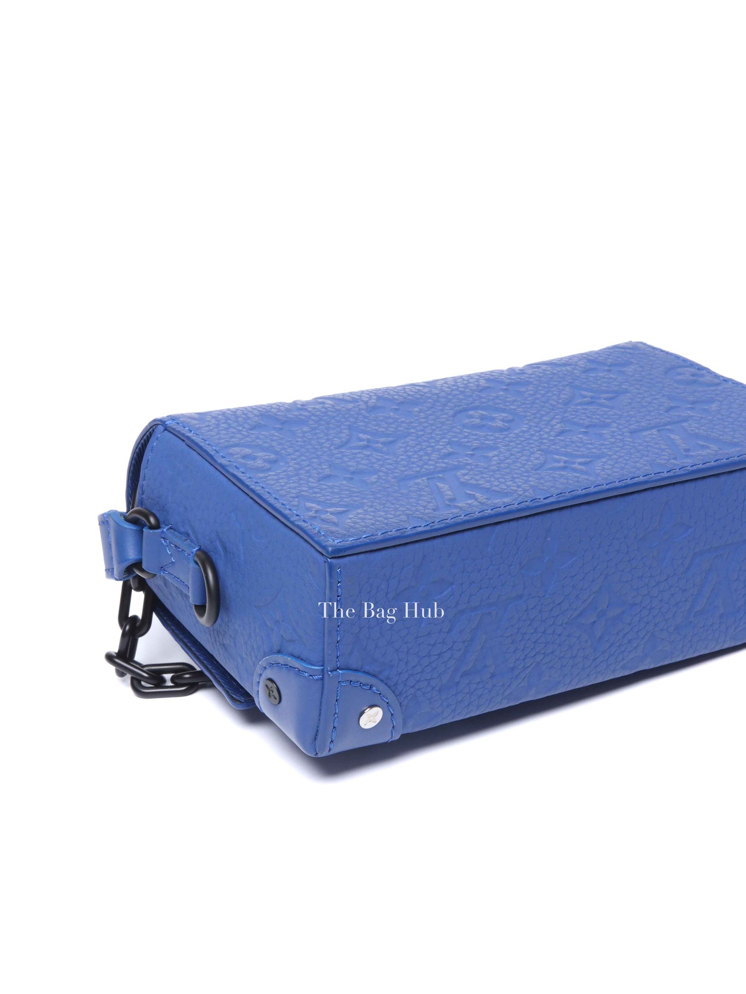 Louis Vuitton Sapphire Taurillon Monogram Steamer Wearable Wallet