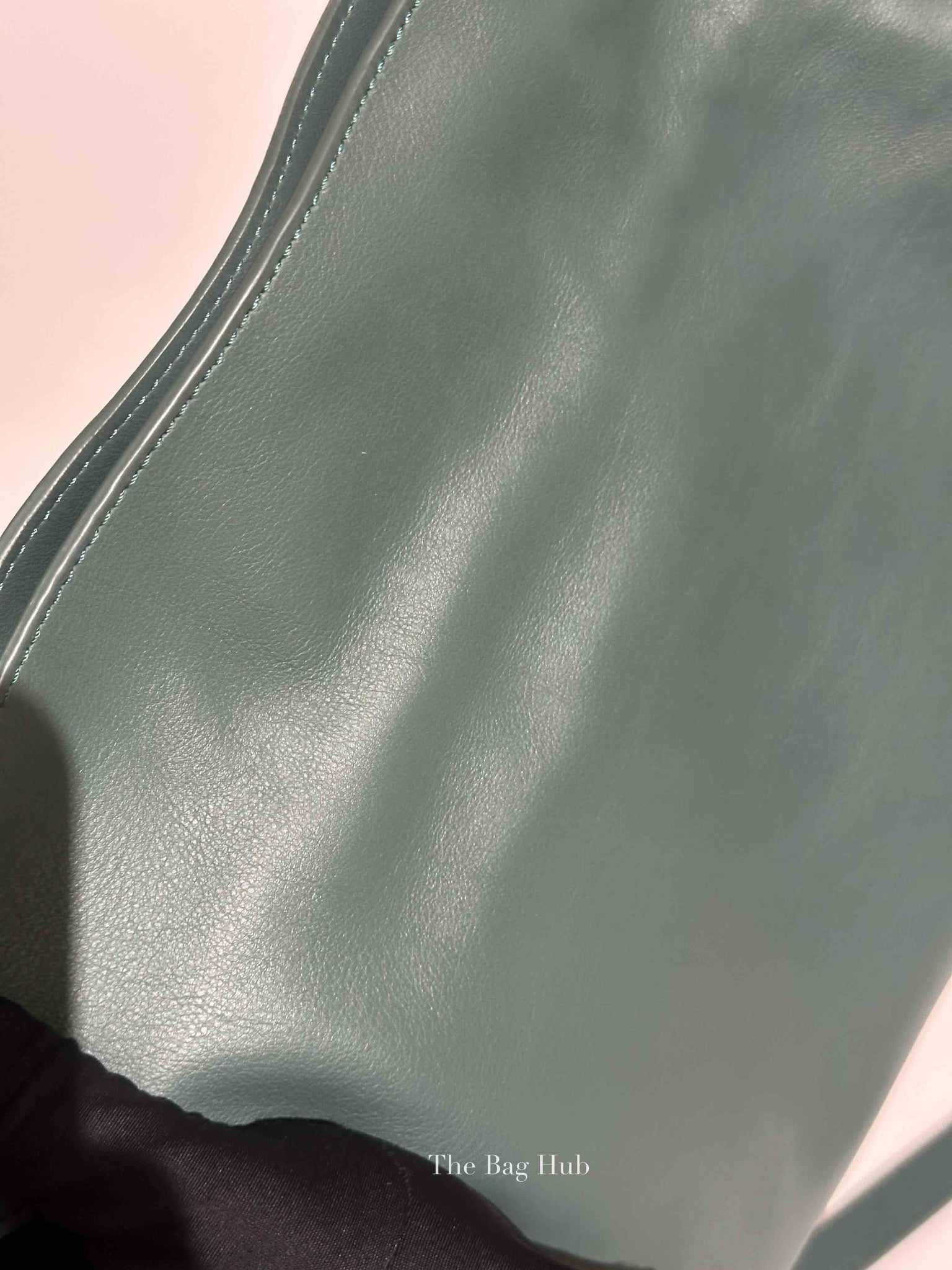 Loewe Petrol Green Nappa Calfskin Medium Flamenco Clutch Bag