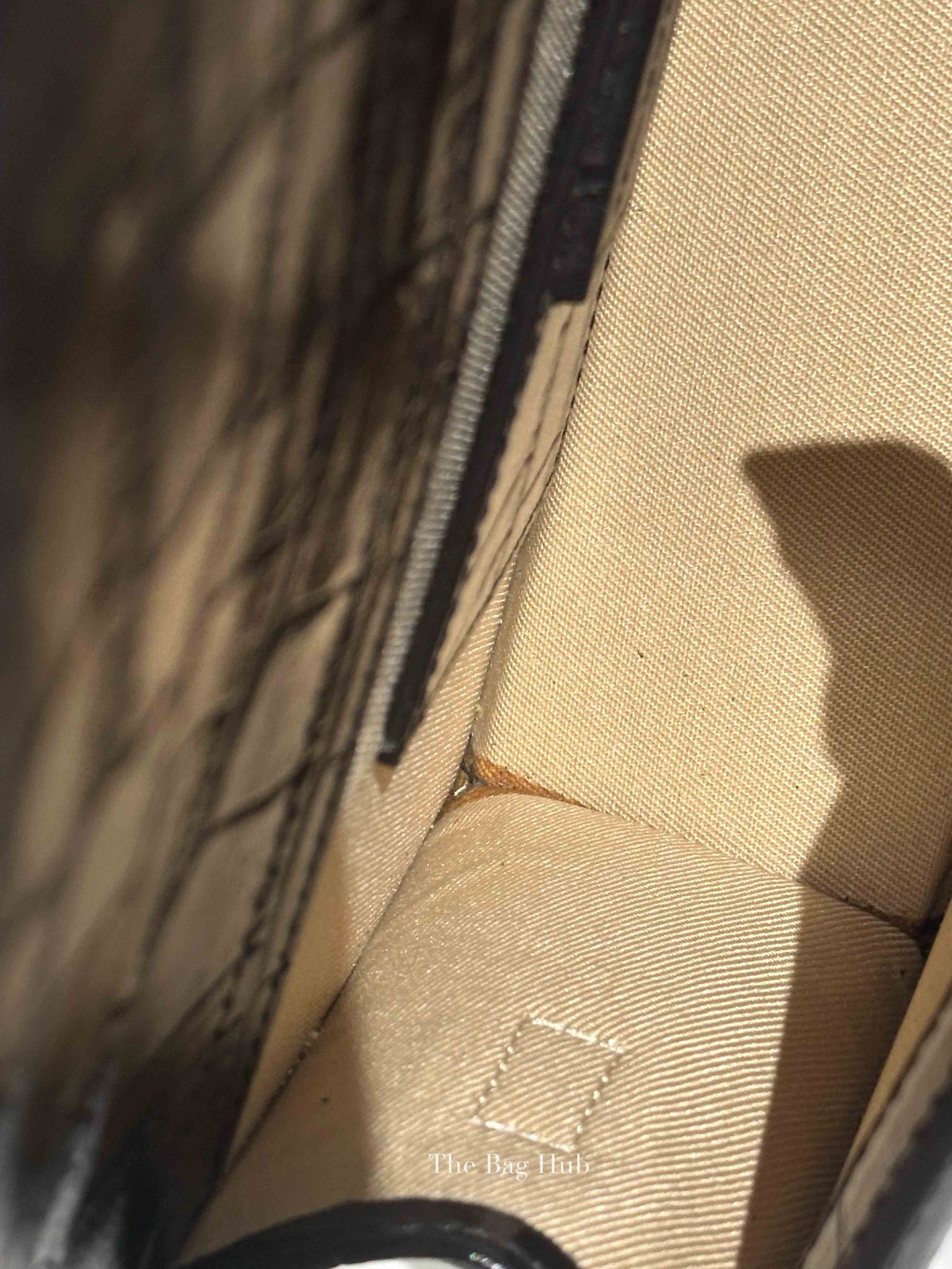 Jacquemus Black Crocodile Embossed Leather The Large Bambino Bag