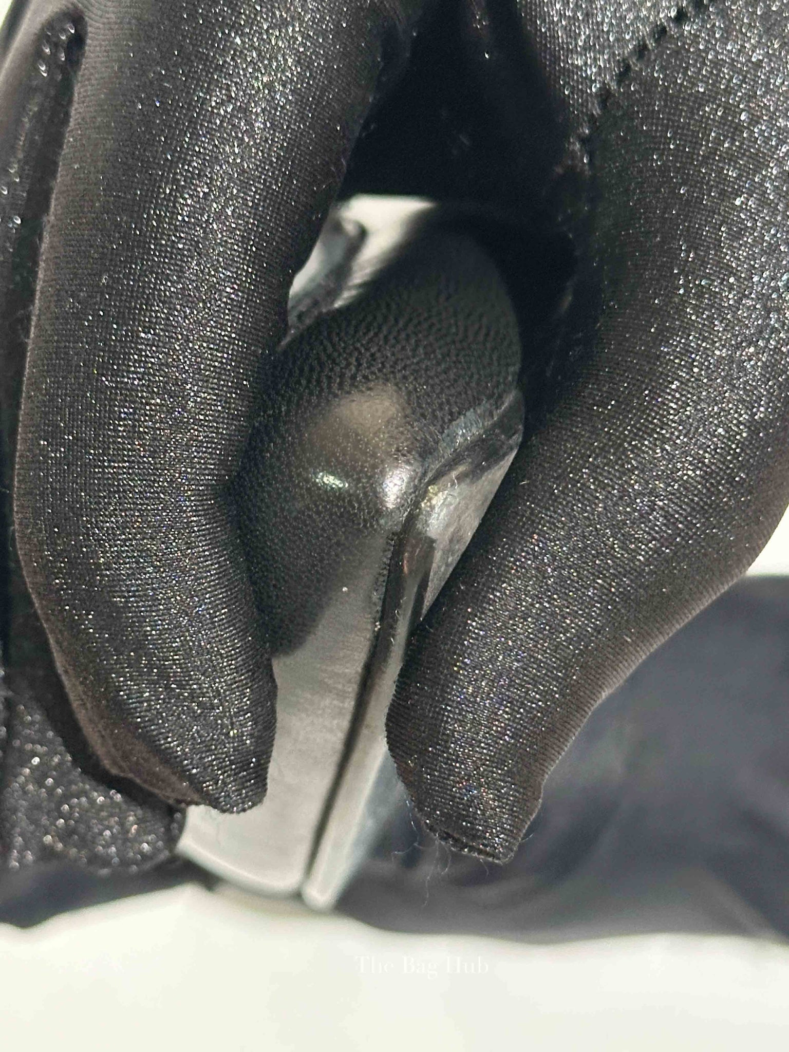 Hermes Black Leather Pointed Pumps Size 37