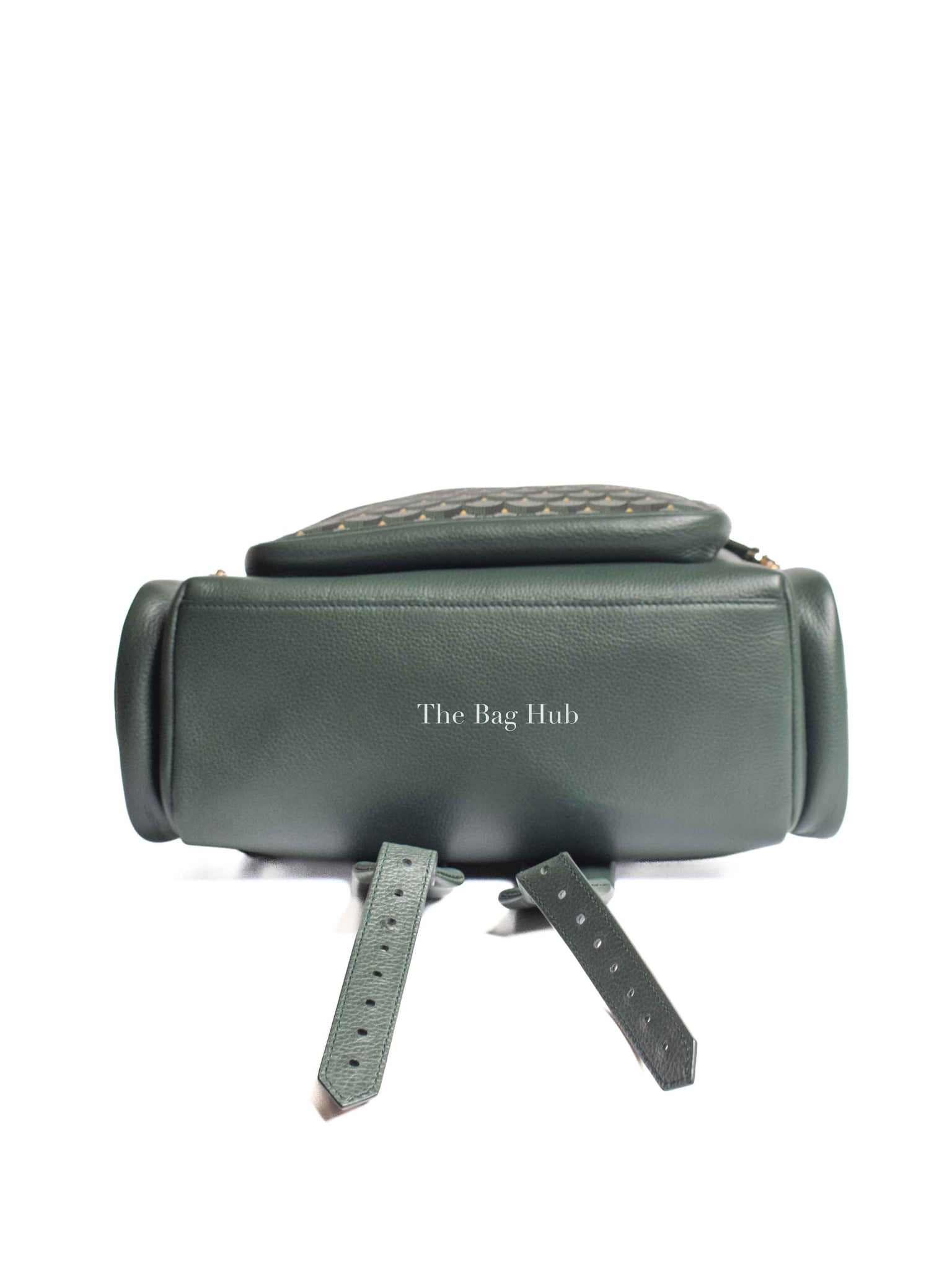 Faure Le Page Green Leather Back Up 21 Backpack