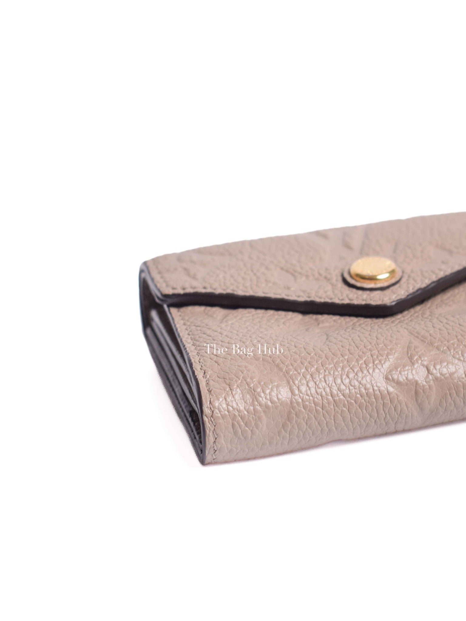 Louis Vuitton Turtledove Monogram Empreinte Leather Zoe Wallet