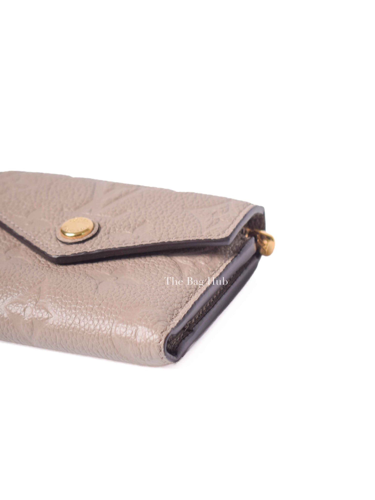 Louis Vuitton Turtledove Monogram Empreinte Leather Zoe Wallet