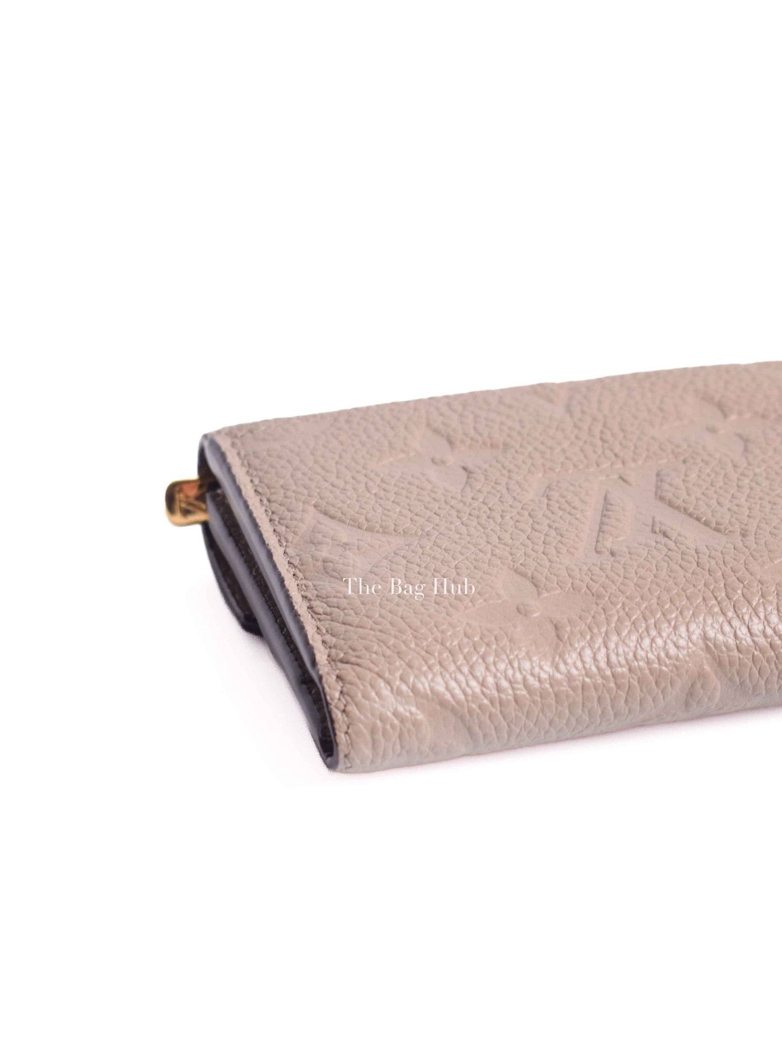 Louis Vuitton Turtledove Monogram Empreinte Leather Zoe Wallet