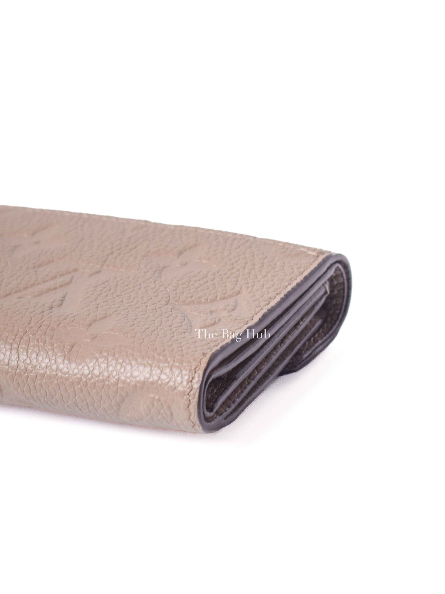 Louis Vuitton Turtledove Monogram Empreinte Leather Zoe Wallet