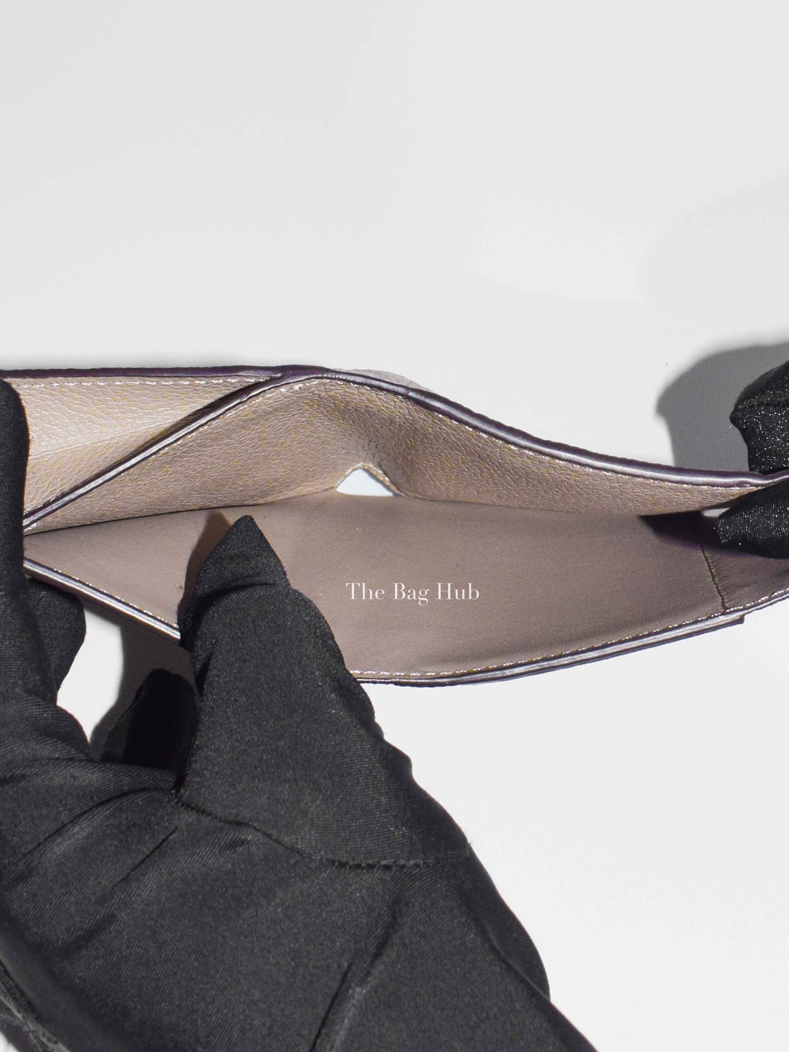 Louis Vuitton Turtledove Monogram Empreinte Leather Zoe Wallet