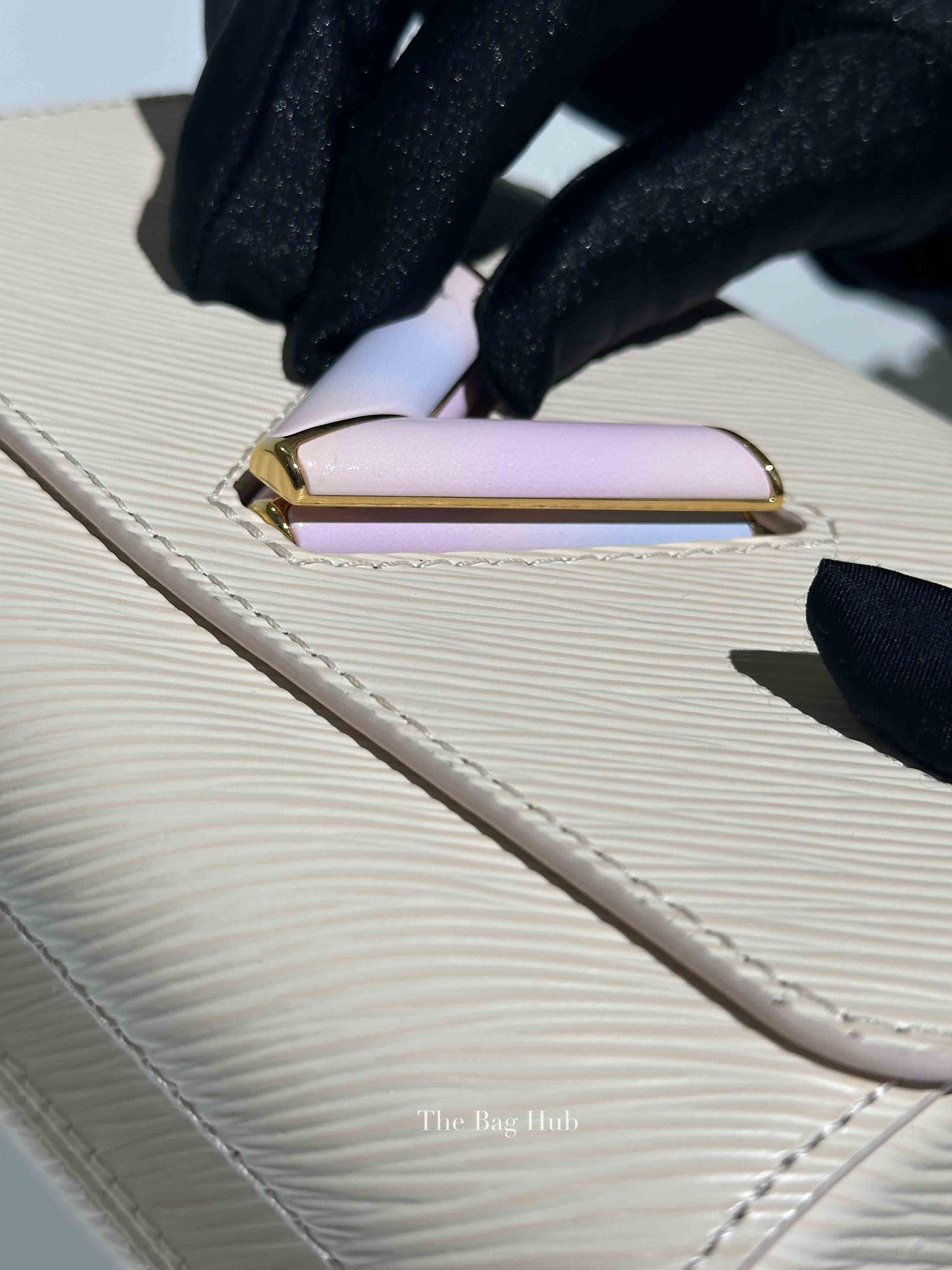 Louis Vuitton Quartz Epi PM Twist Braided Chain Shoulder Bag