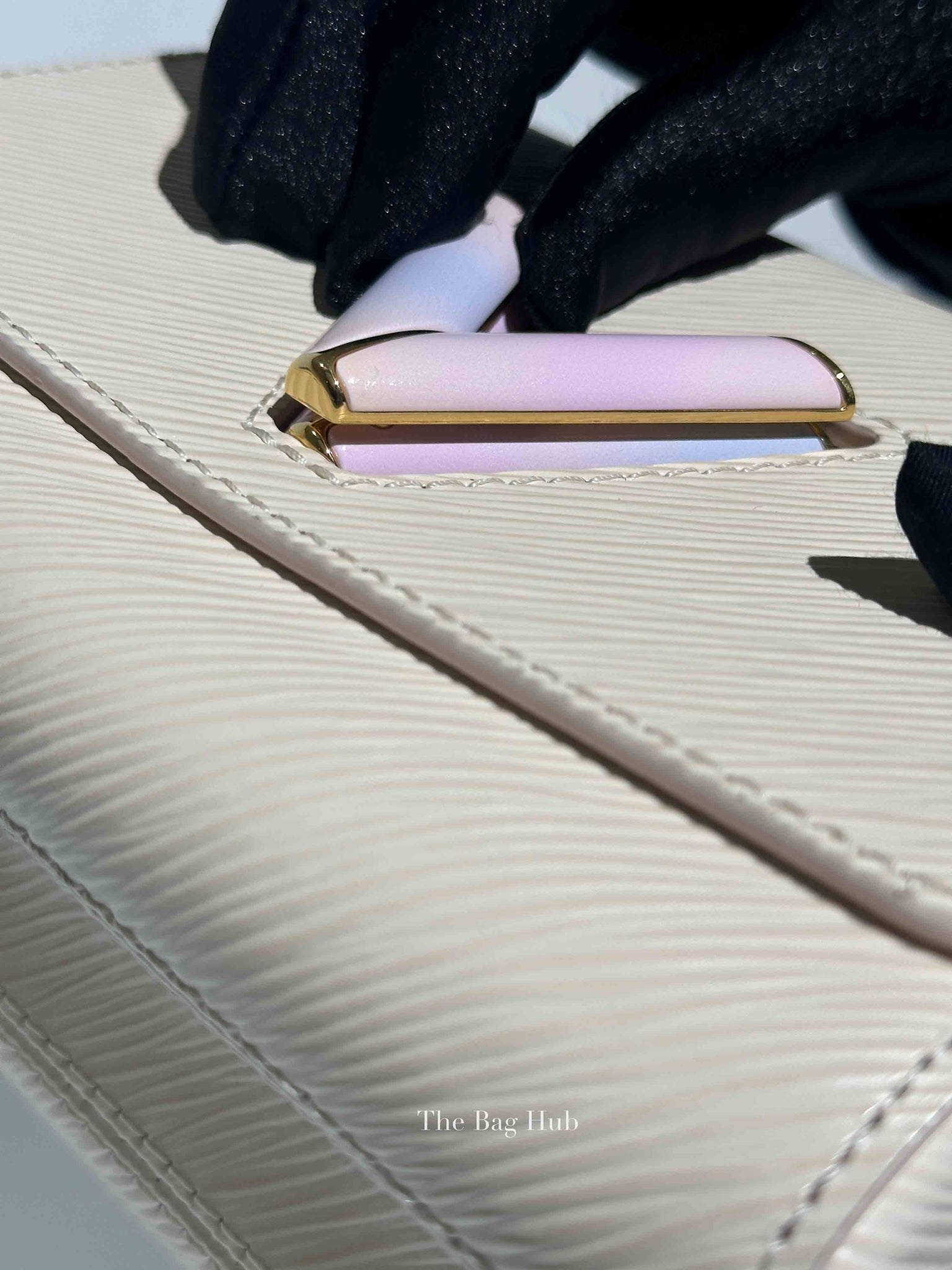 Louis Vuitton Quartz Epi PM Twist Braided Chain Shoulder Bag