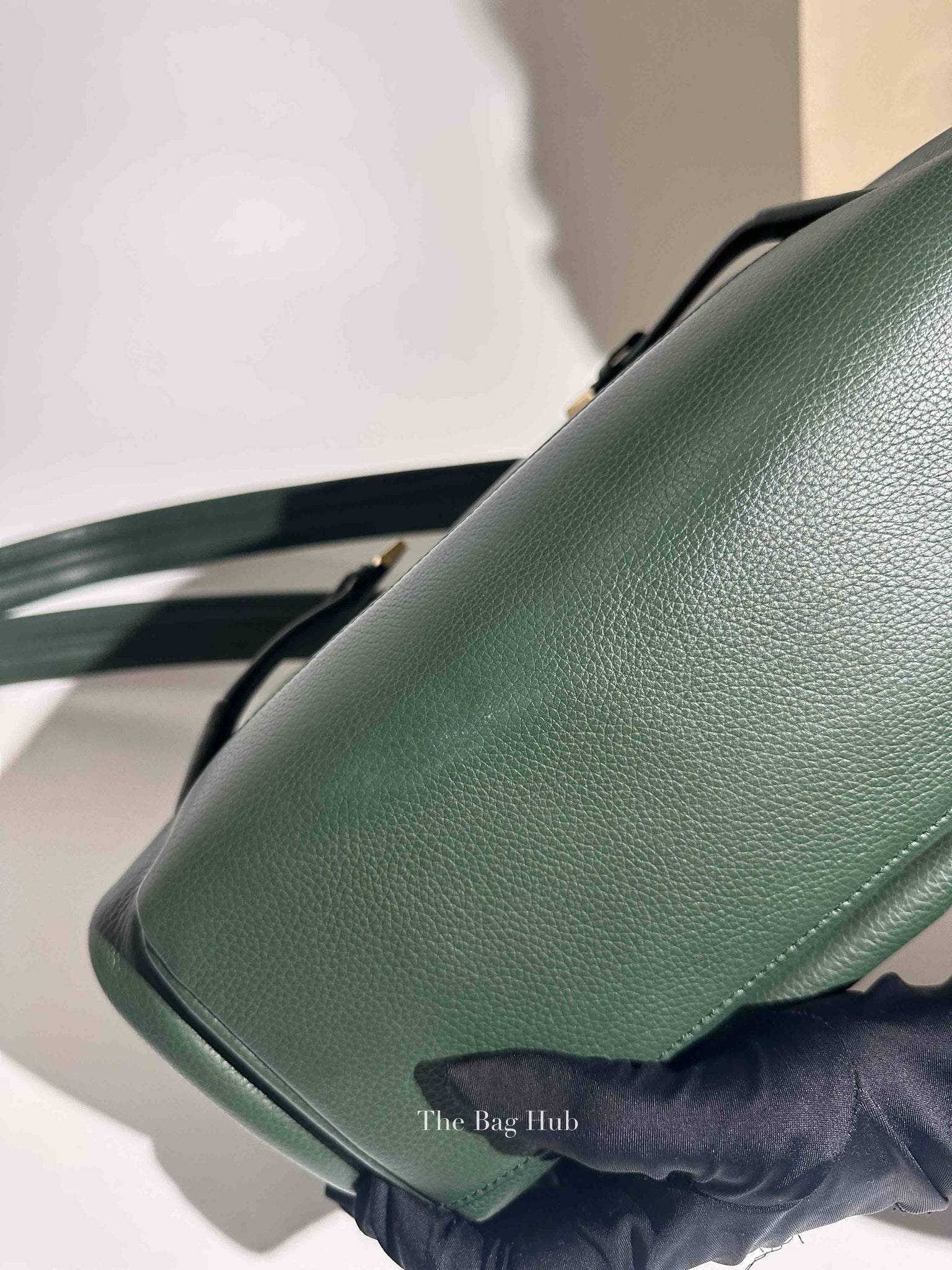 Faure Le Page Green Leather Back Up 21 Backpack