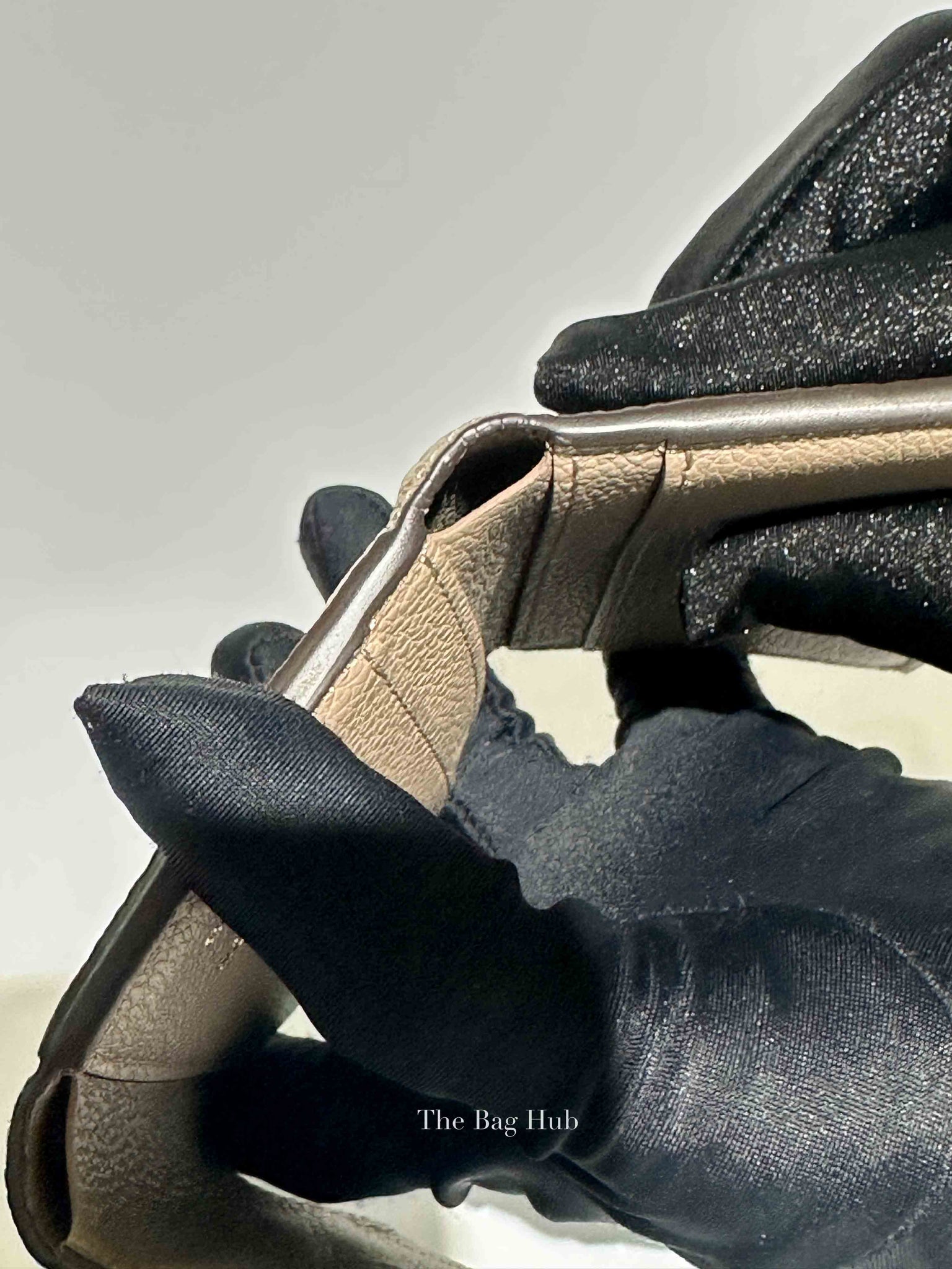 Louis Vuitton Turtledove Monogram Empreinte Leather Zoe Wallet