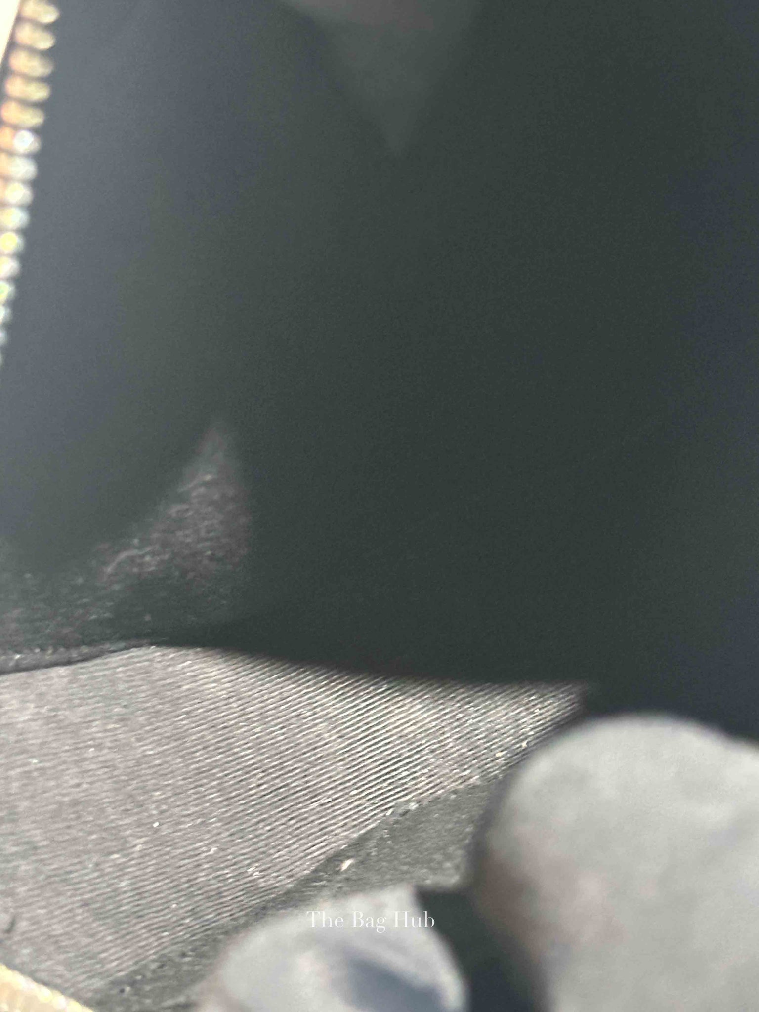 Celine Black Triomphe Canvas/Calfskin Small Messenger Bag