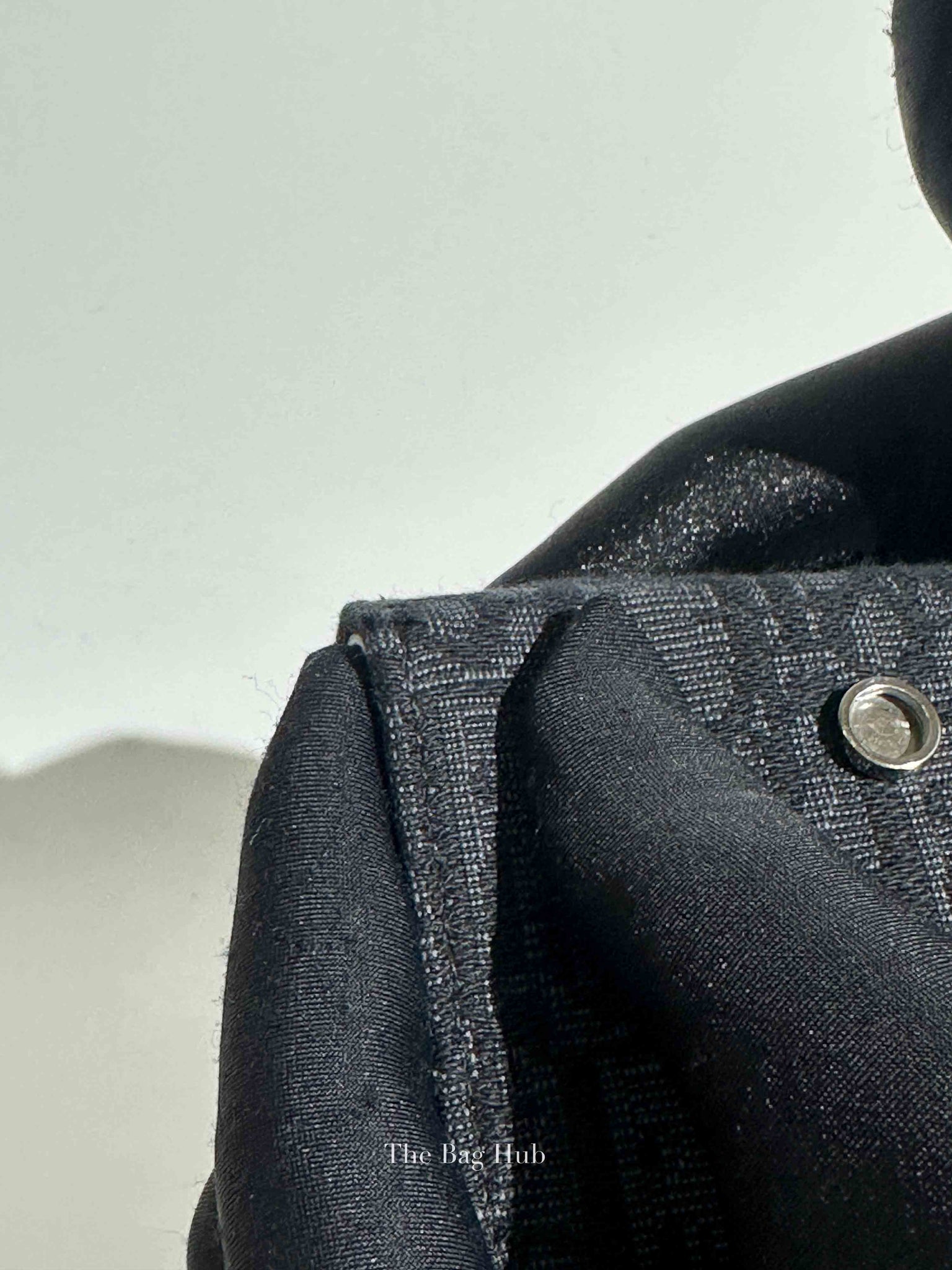 Dior Black Canvas Oblique Jacquard Trifold Wallet