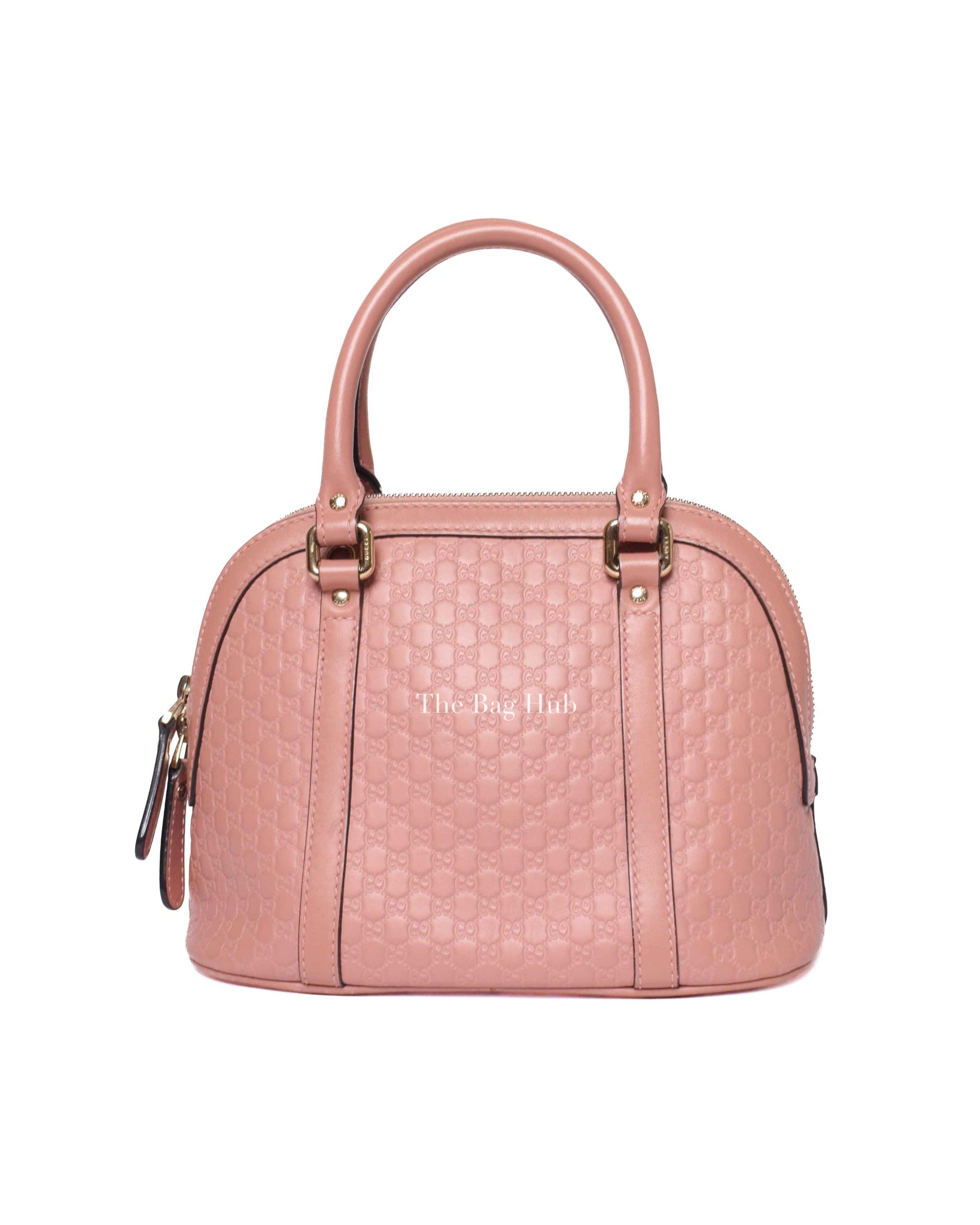 Gucci Pink Microguccisima Leather Mini Dome Bag
