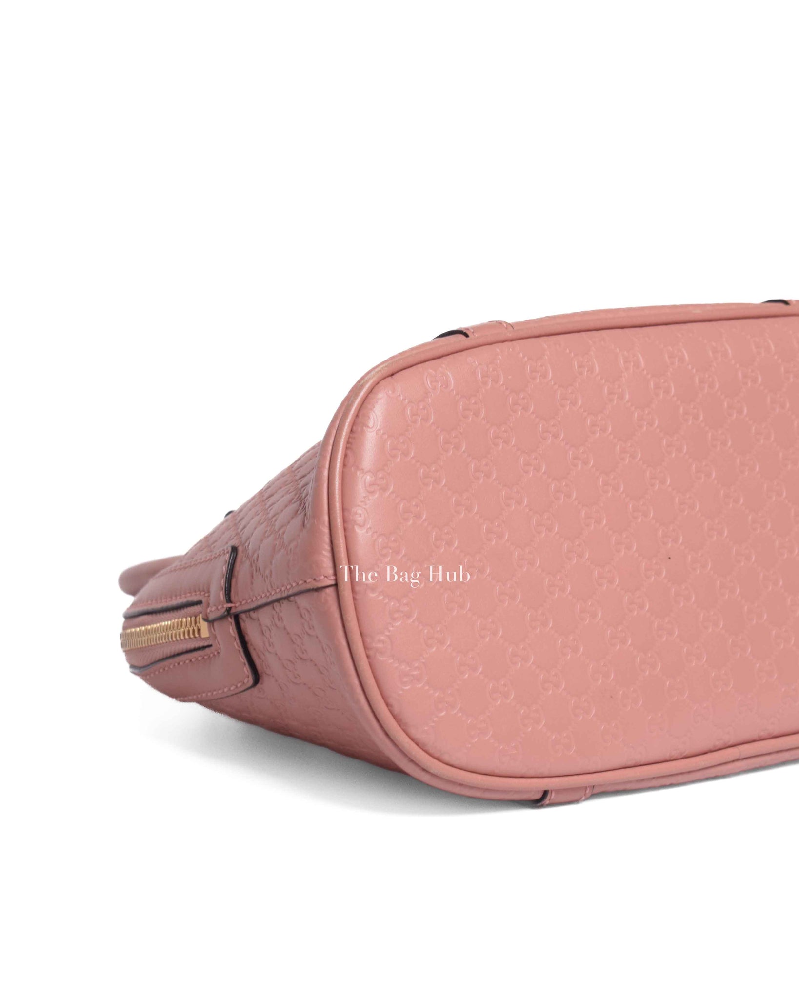 Gucci Pink Microguccisima Leather Mini Dome Bag
