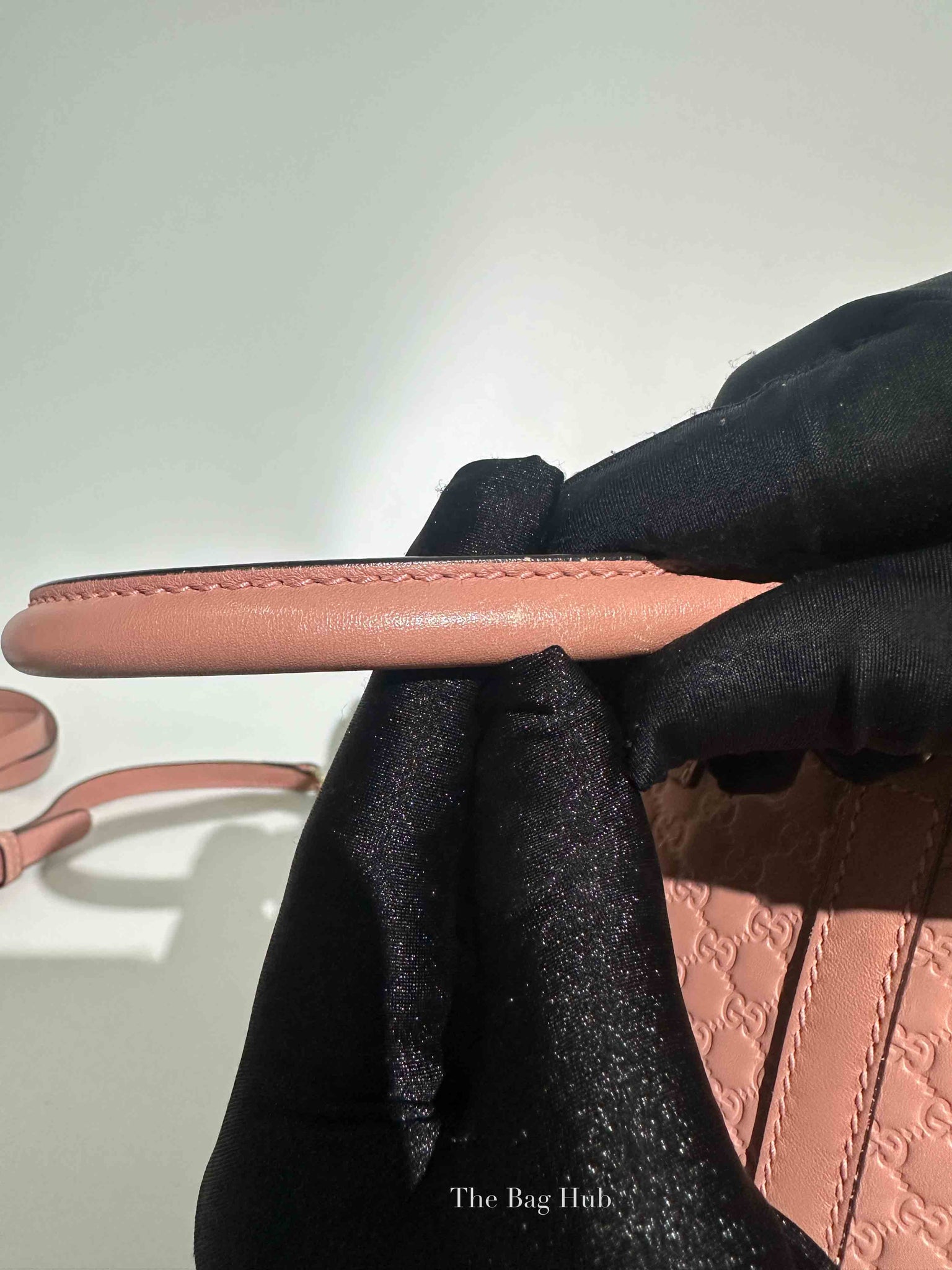 Gucci Pink Microguccisima Leather Mini Dome Bag