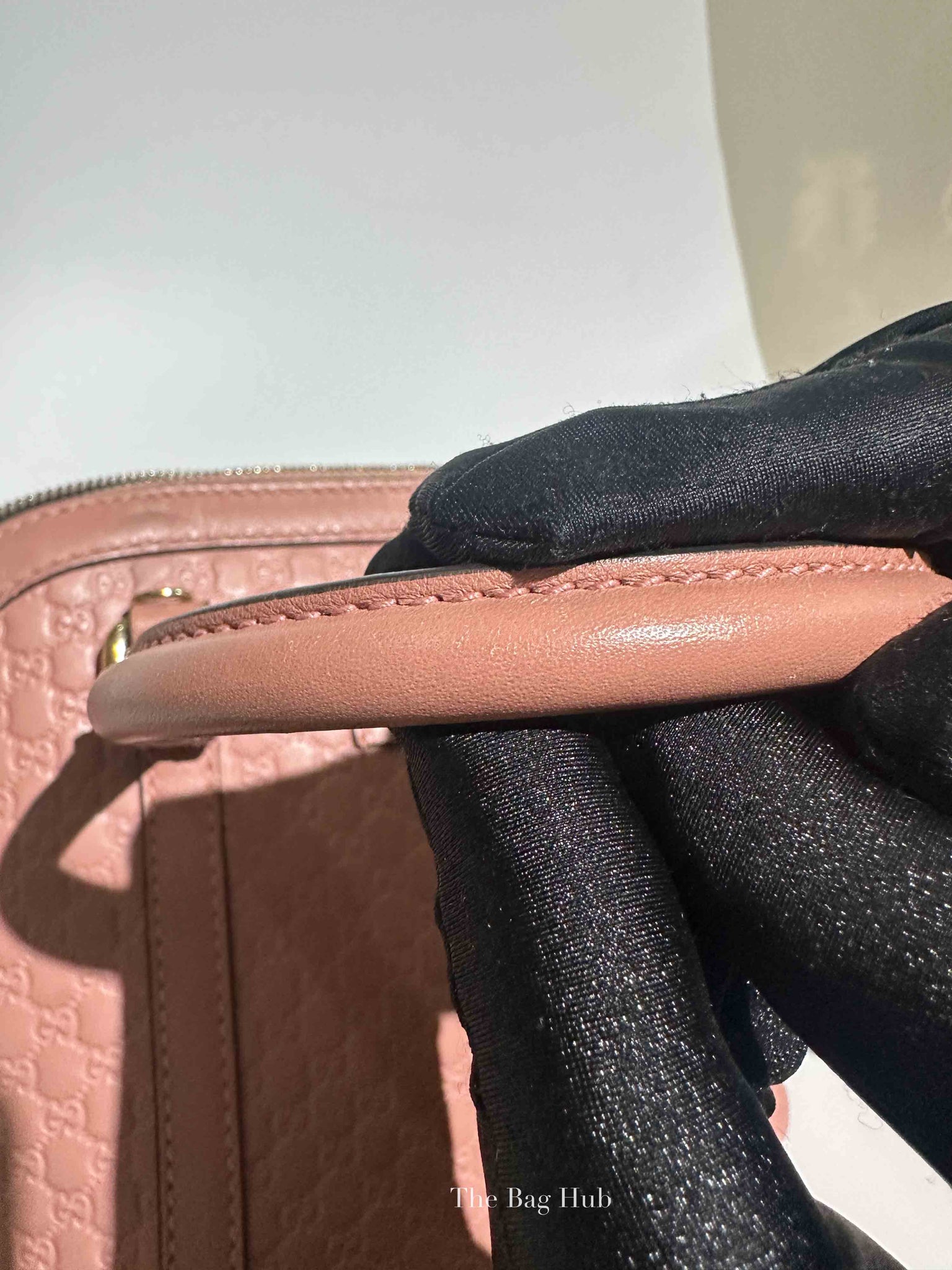 Gucci Pink Microguccisima Leather Mini Dome Bag