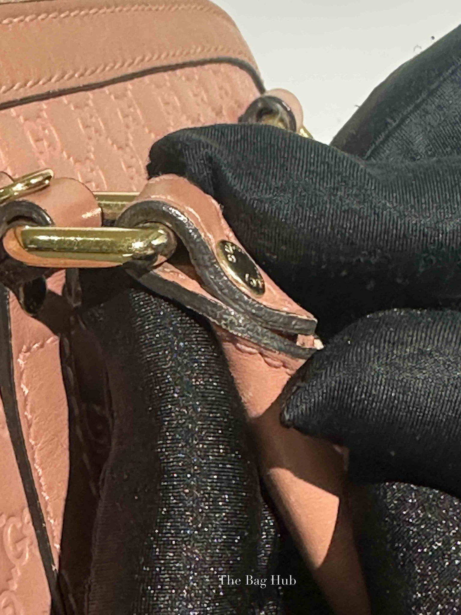 Gucci Pink Microguccisima Leather Mini Dome Bag