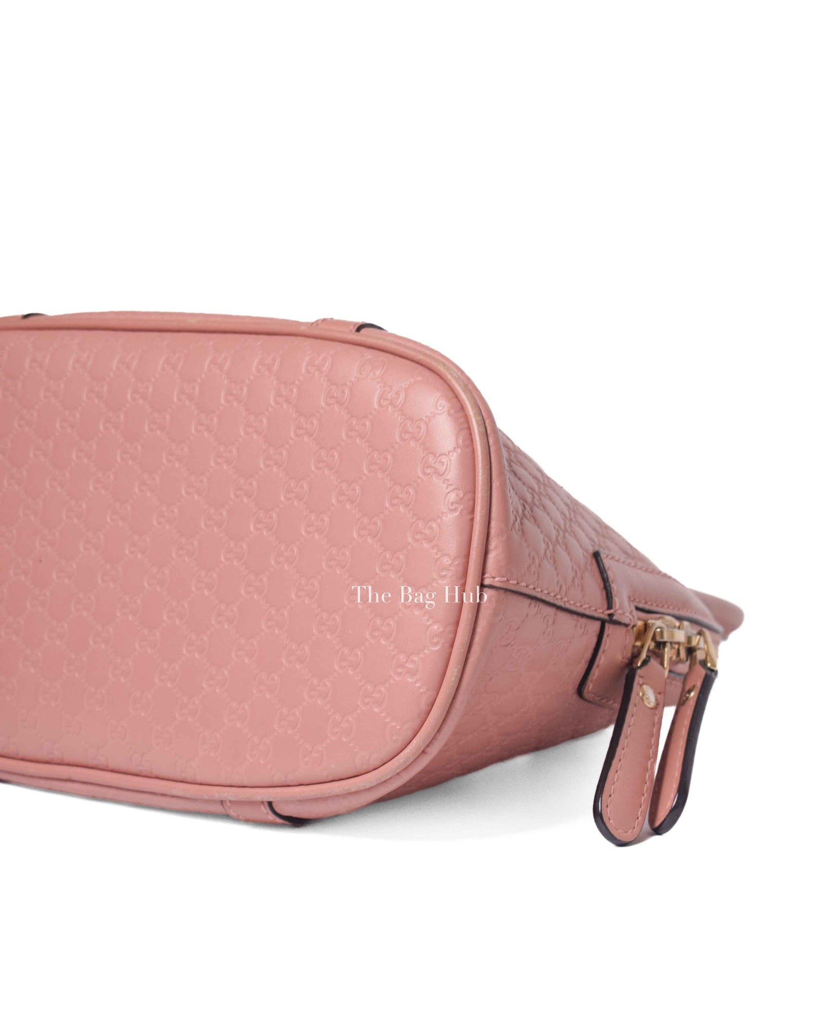 Gucci Pink Microguccisima Leather Mini Dome Bag