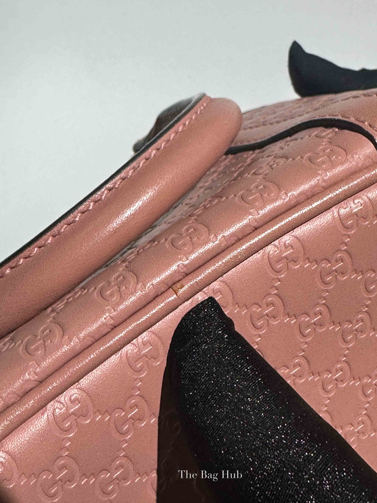 Gucci Pink Microguccisima Leather Mini Dome Bag