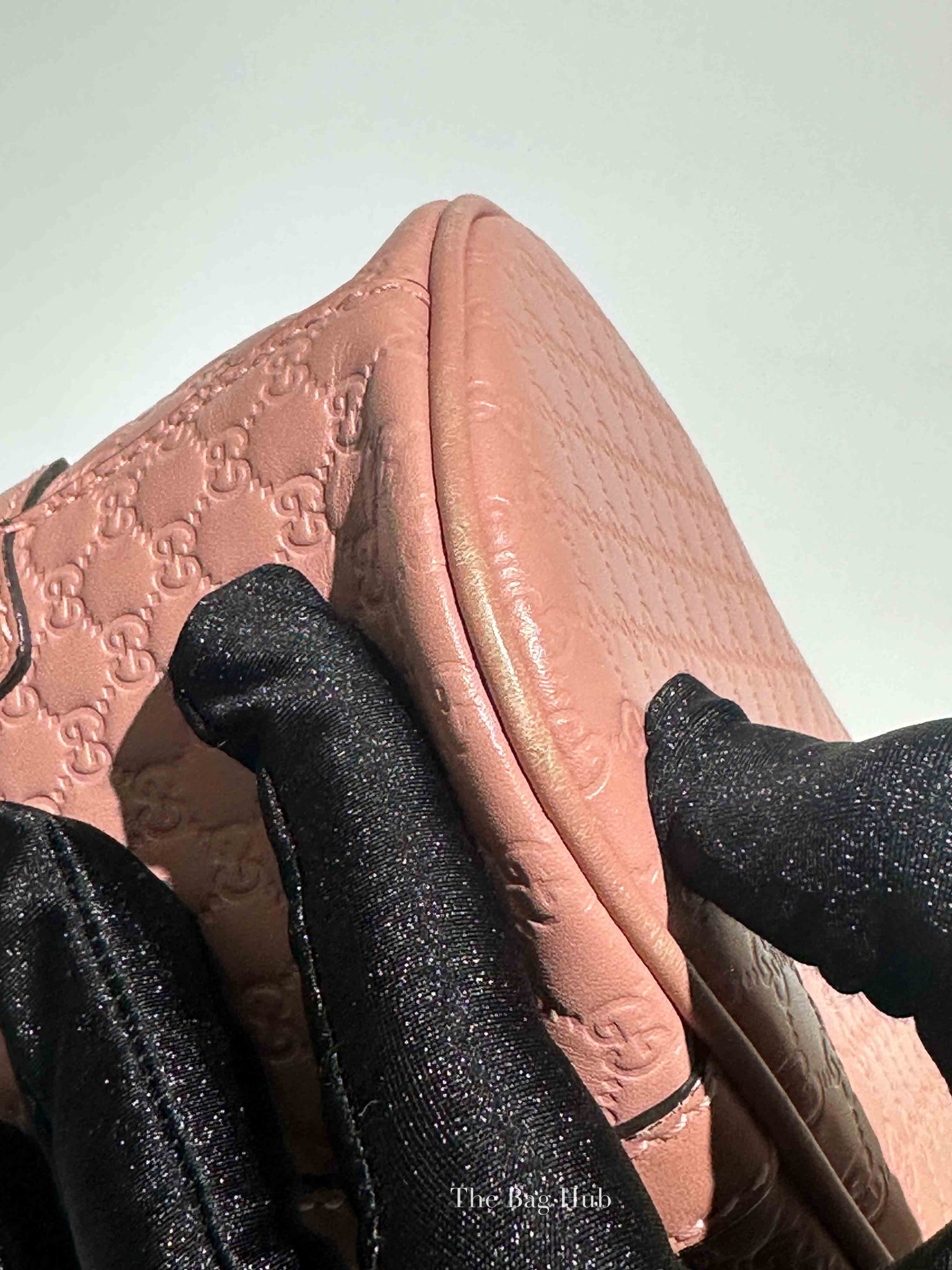 Gucci Pink Microguccisima Leather Mini Dome Bag