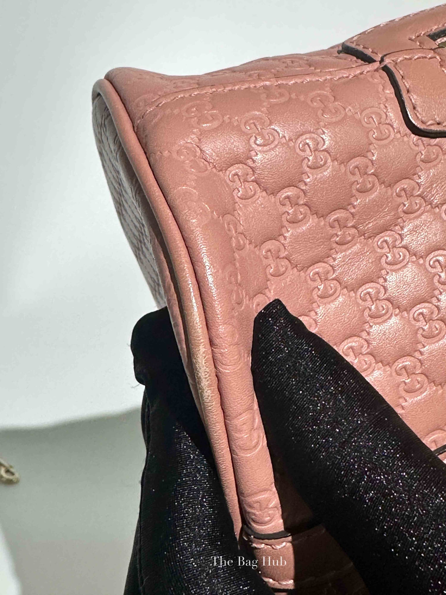 Gucci Pink Microguccisima Leather Mini Dome Bag