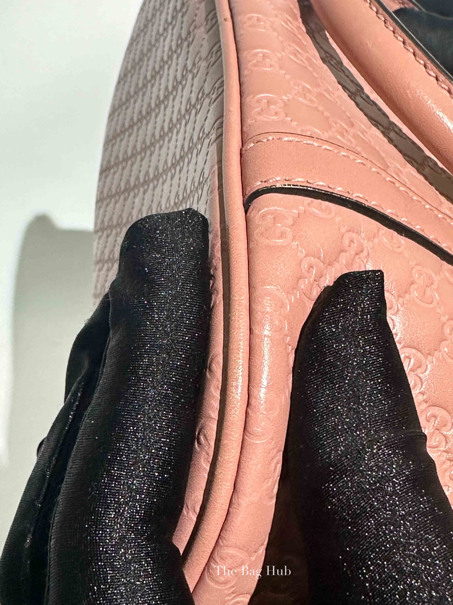 Gucci Pink Microguccisima Leather Mini Dome Bag