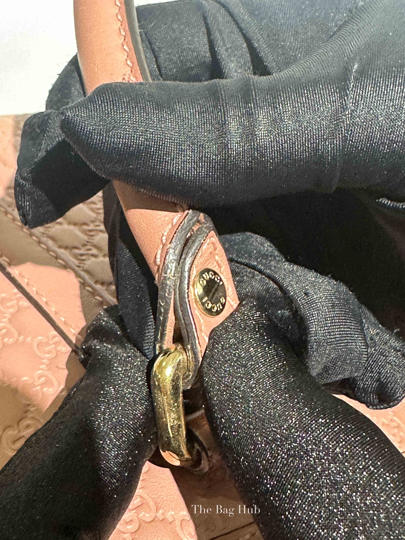 Gucci Pink Microguccisima Leather Mini Dome Bag