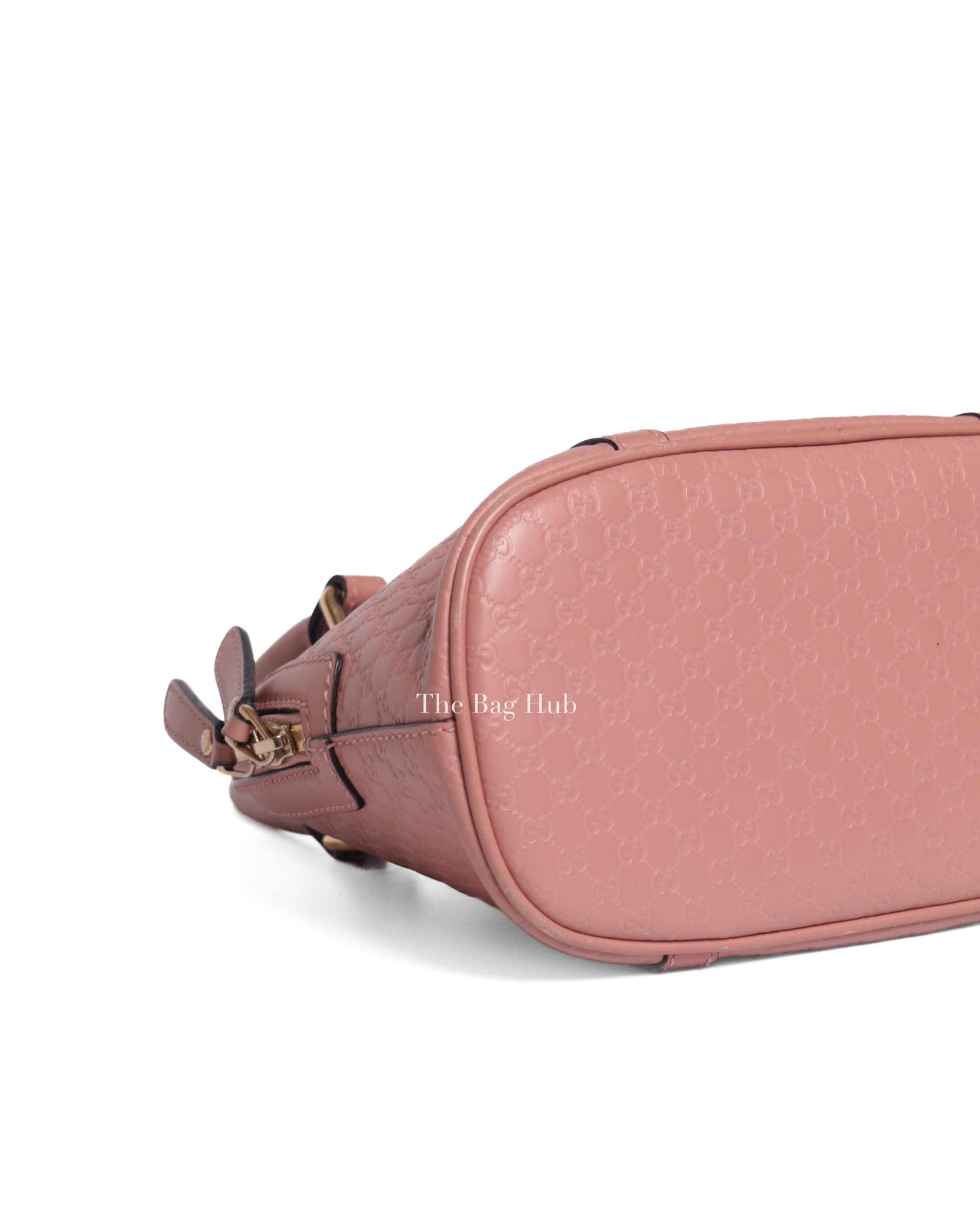 Gucci Pink Microguccisima Leather Mini Dome Bag