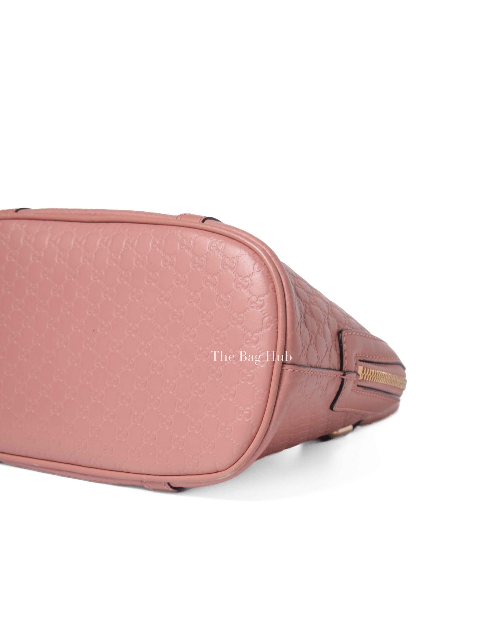 Gucci Pink Microguccisima Leather Mini Dome Bag
