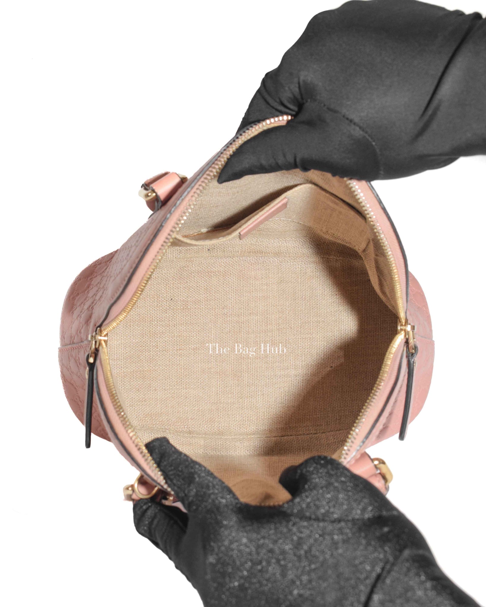 Gucci Pink Microguccisima Leather Mini Dome Bag