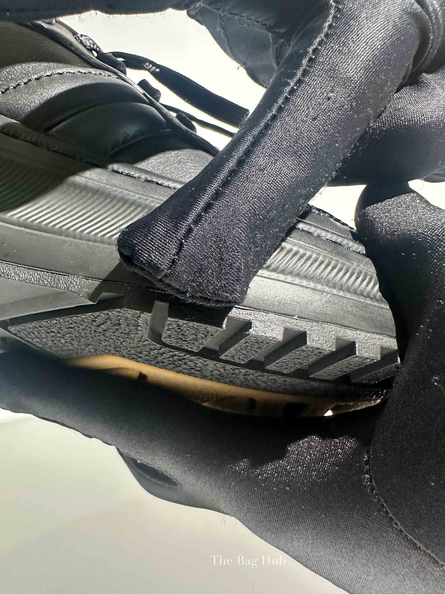 Bottega Veneta Black Leather Low Top Speedster Sneakers Size 36