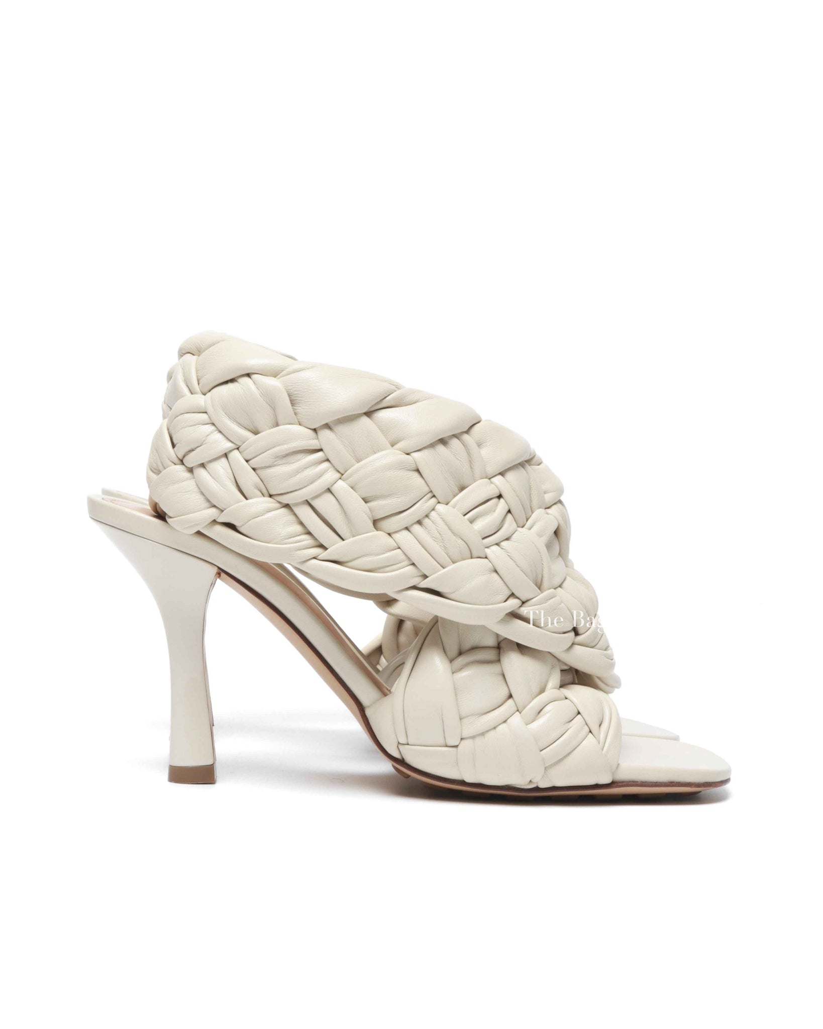 Bottega Veneta Wax Shiny Nappa Intrecciato The Board Sandals Size 36