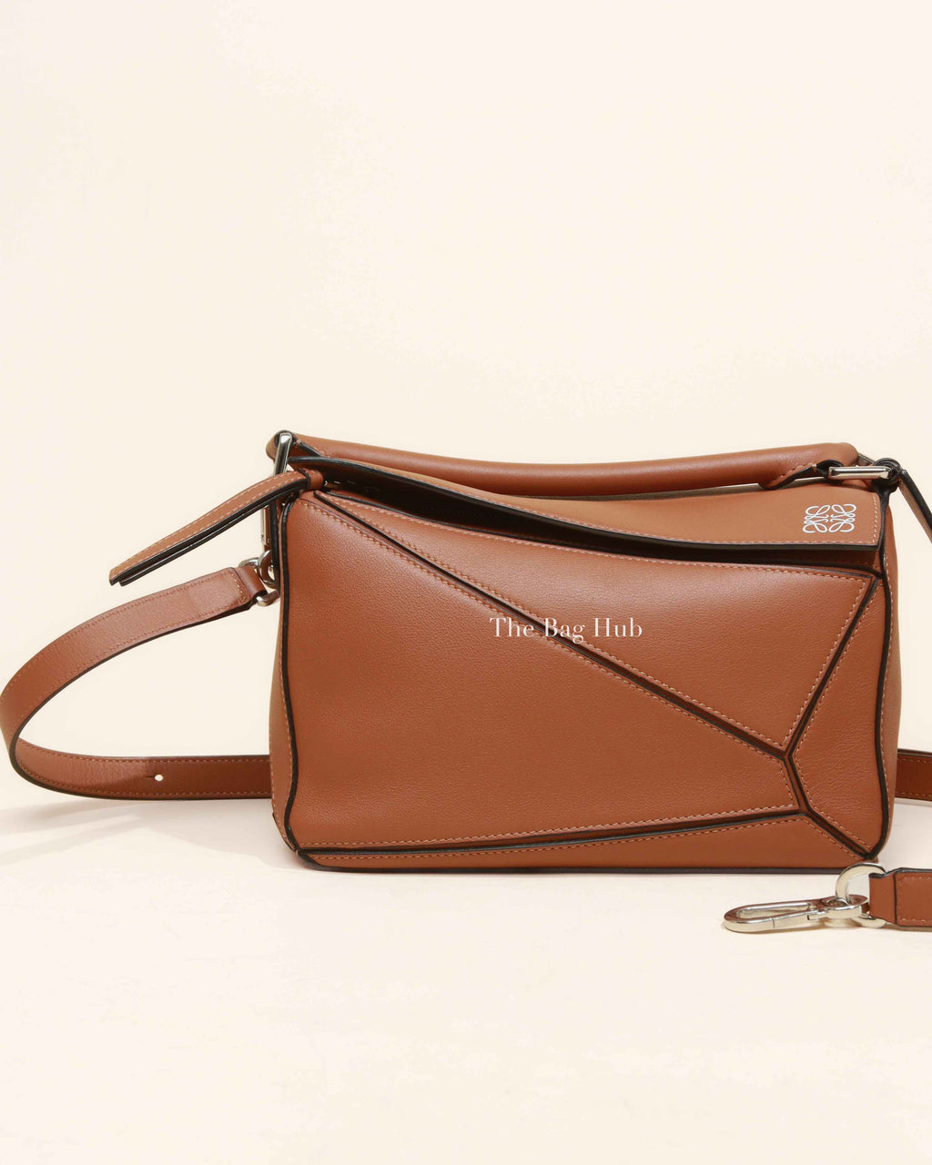 Loewe Tan Leather Small Puzzle Bag