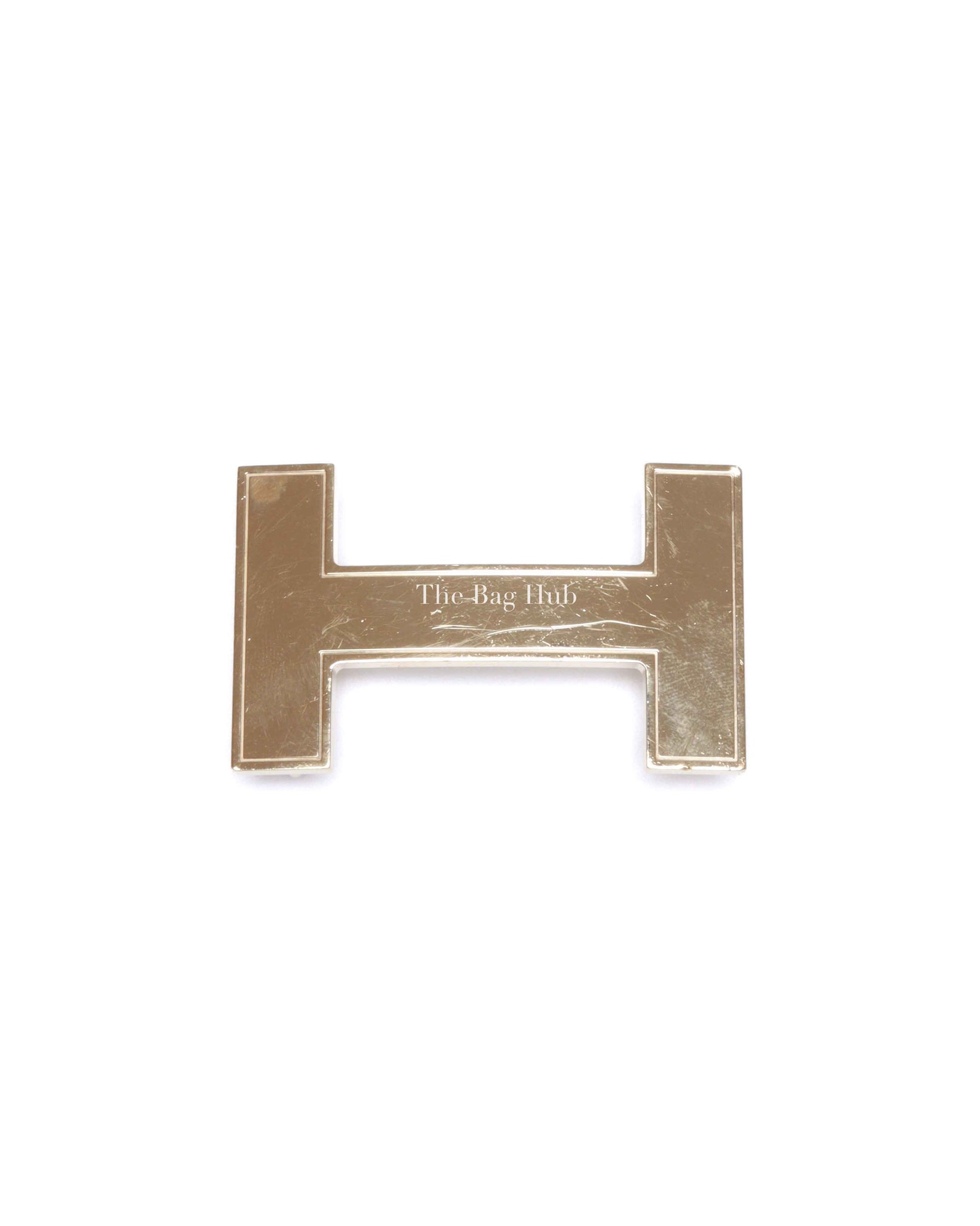 Hermes Gold Metal H Buckle Belt
