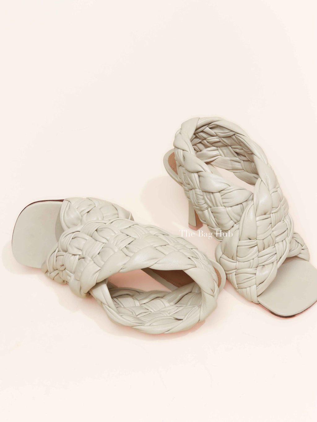 Bottega Veneta Wax Shiny Nappa Intrecciato The Board Sandals Size 36