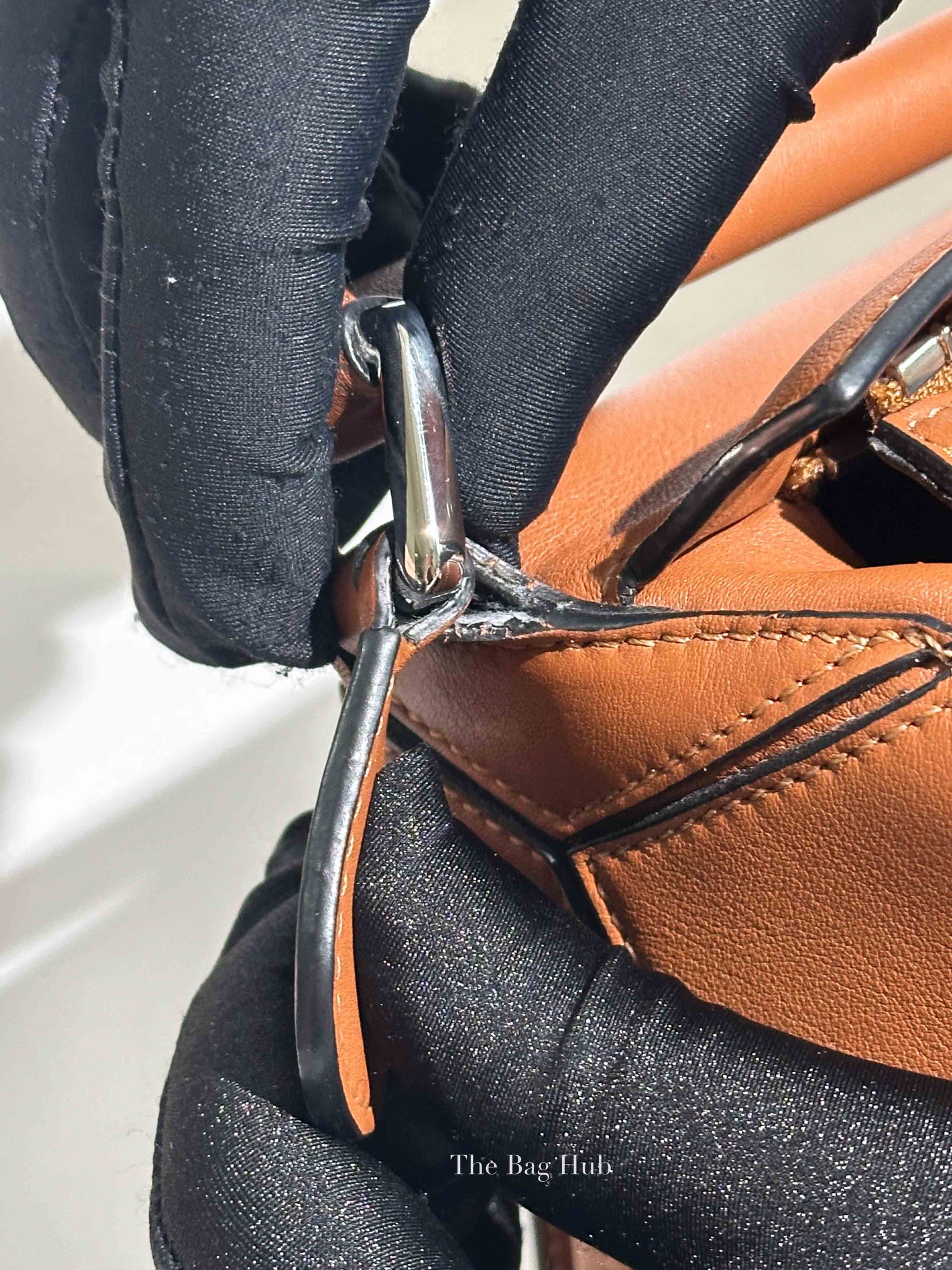 Loewe Tan Leather Small Puzzle Bag