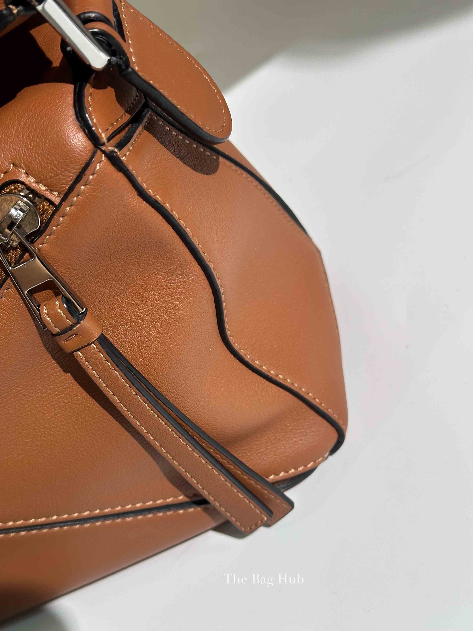 Loewe Tan Leather Small Puzzle Bag