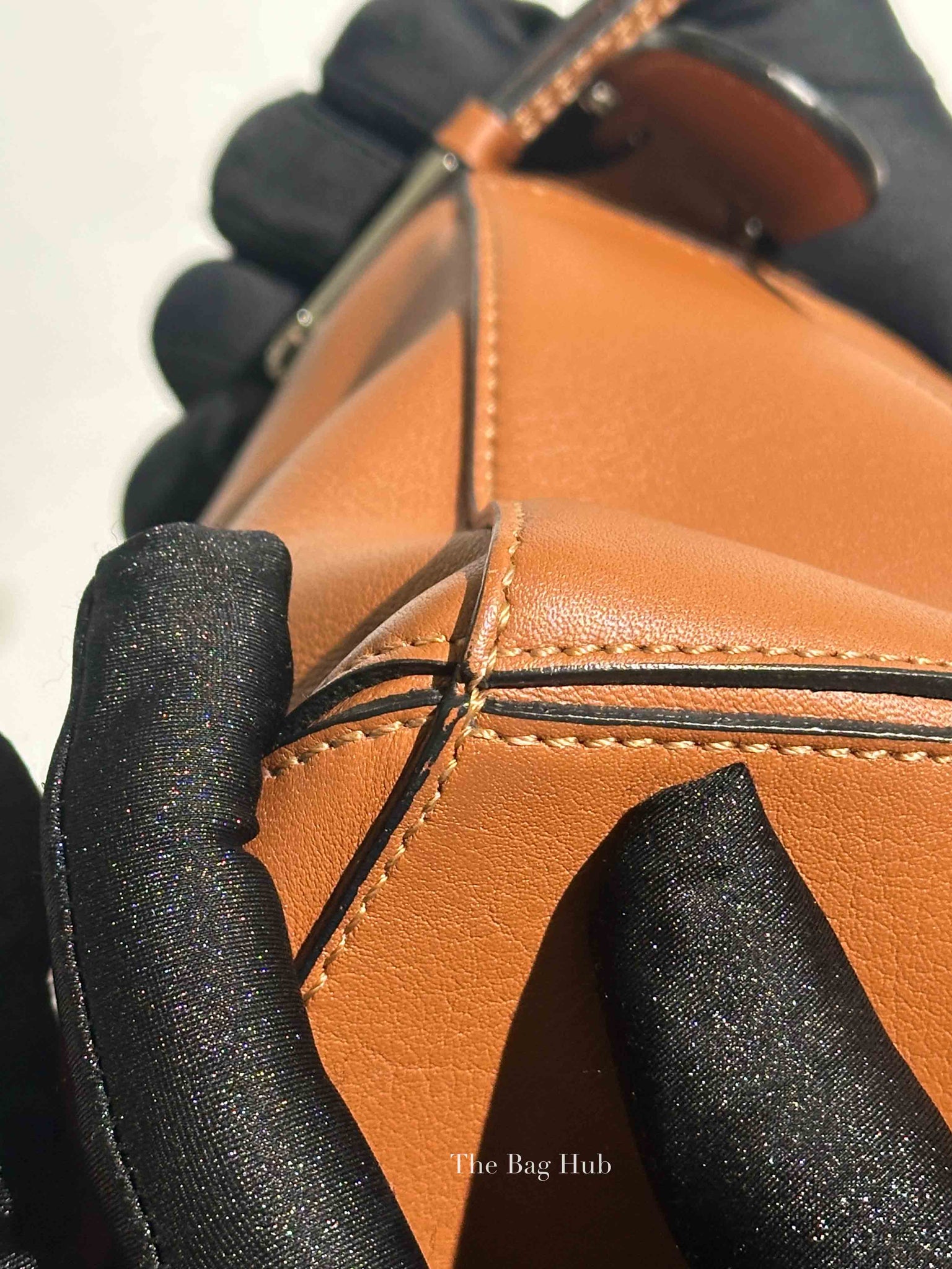 Loewe Tan Leather Small Puzzle Bag