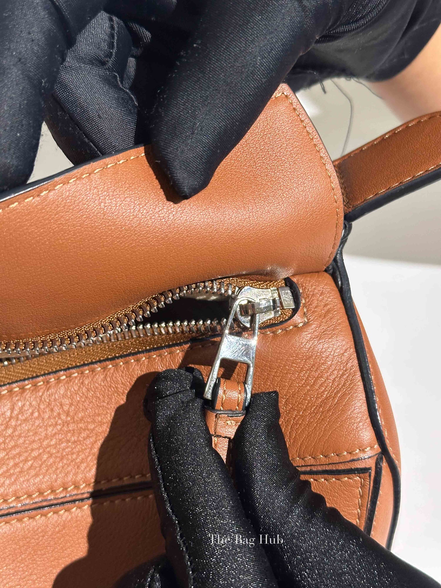 Loewe Tan Leather Small Puzzle Bag