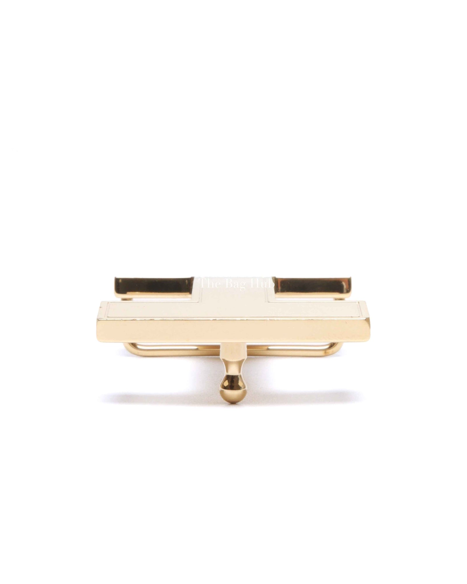 Hermes Gold Metal H Buckle Belt