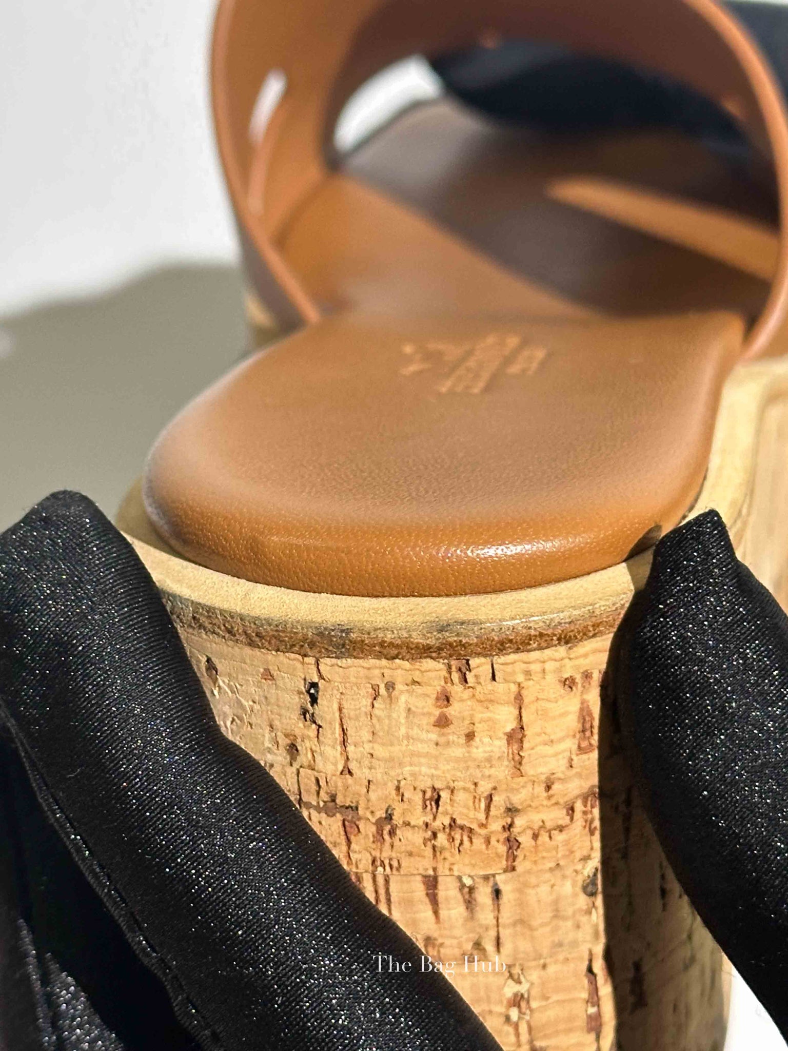 Hermes Naturel Leather Eze 30 Sandals Size 36