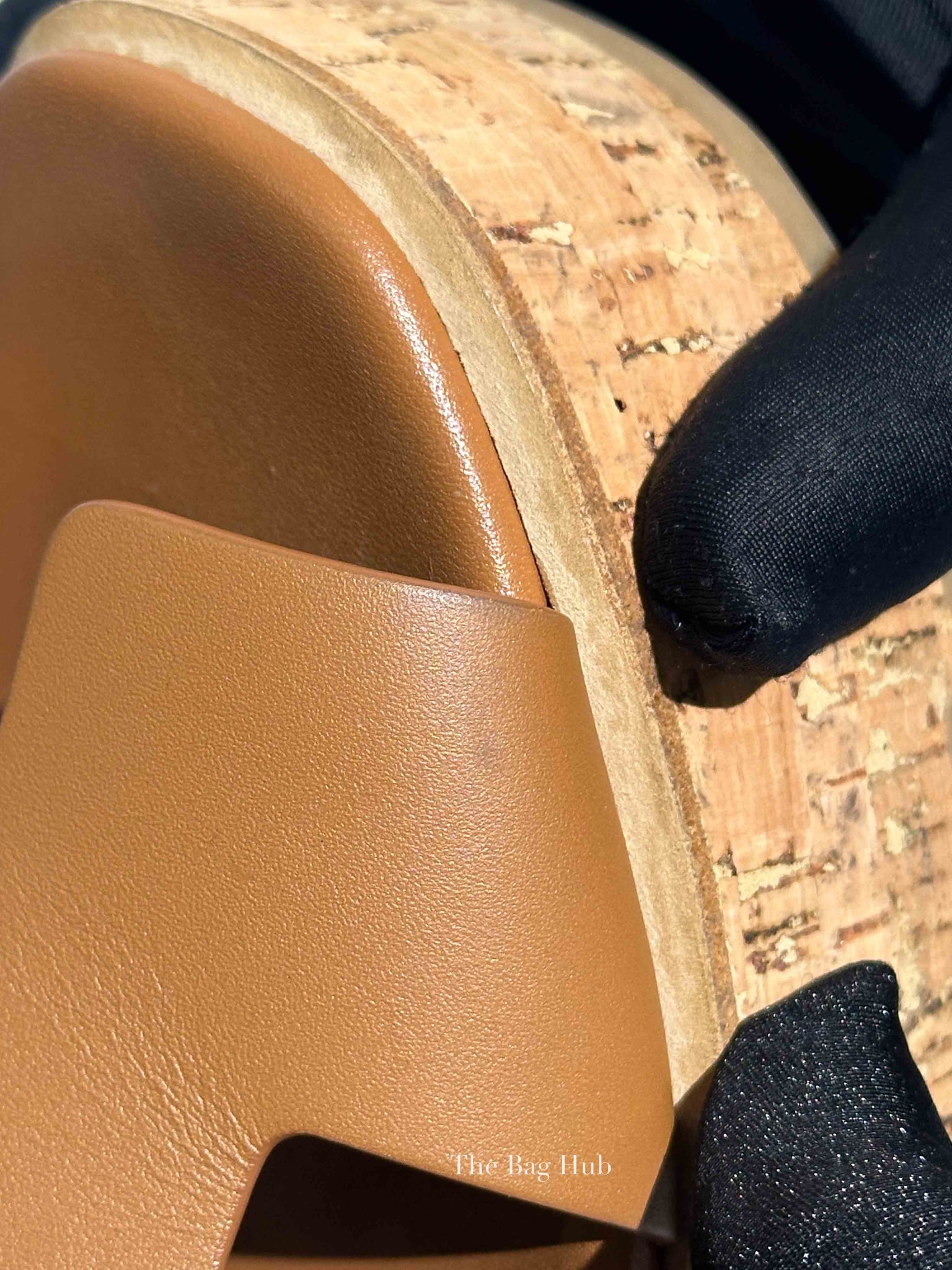 Hermes Naturel Leather Eze 30 Sandals Size 36