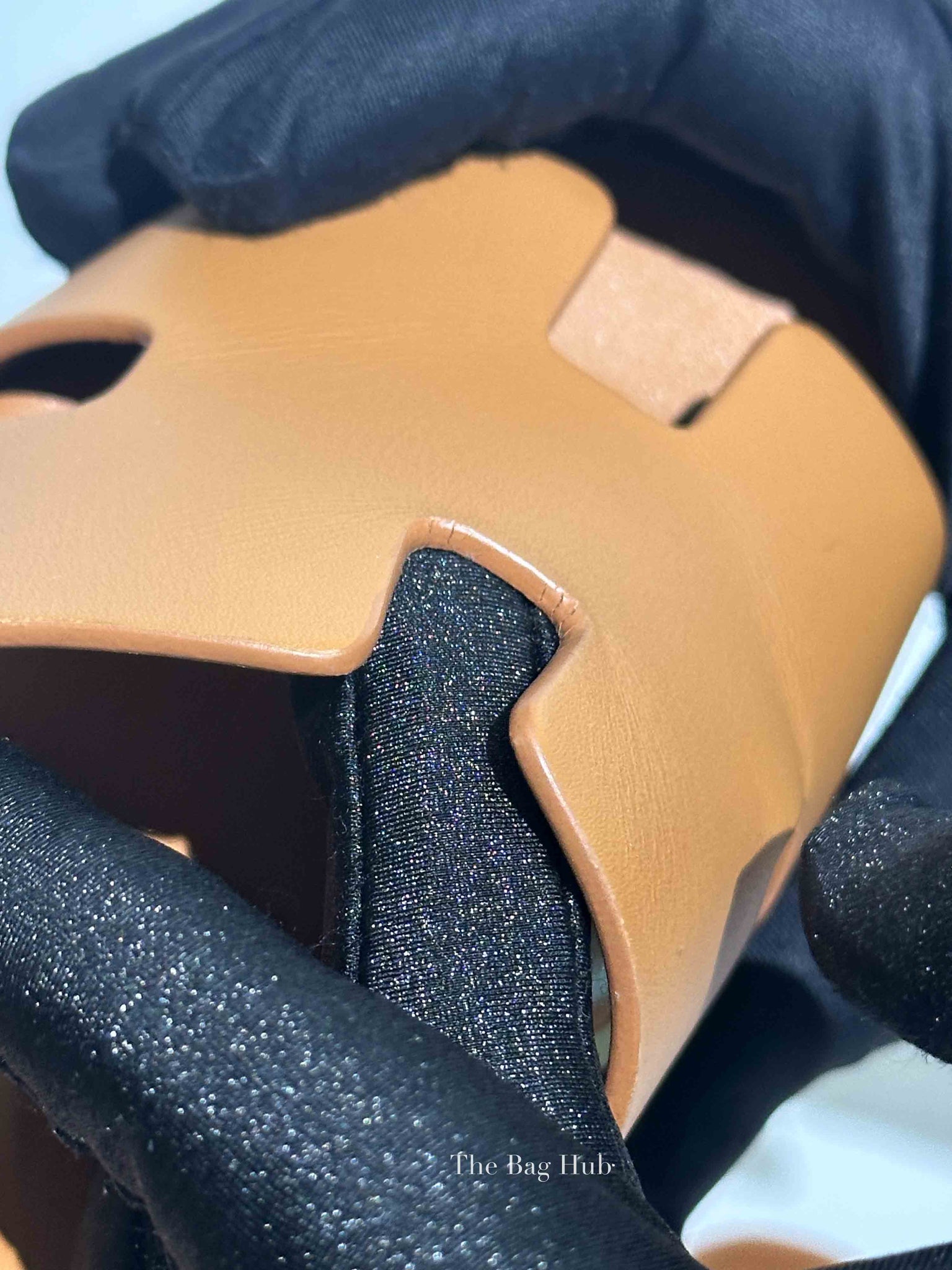 Hermes Naturel Leather Eze 30 Sandals Size 36