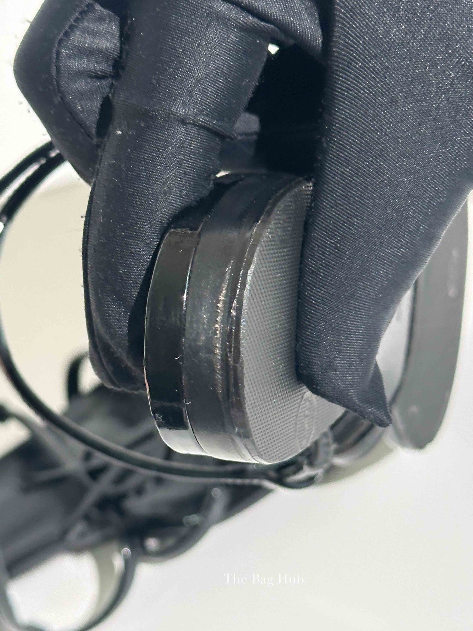 Saint Laurent Black Patent Leather Cassandra Sandals Size 36